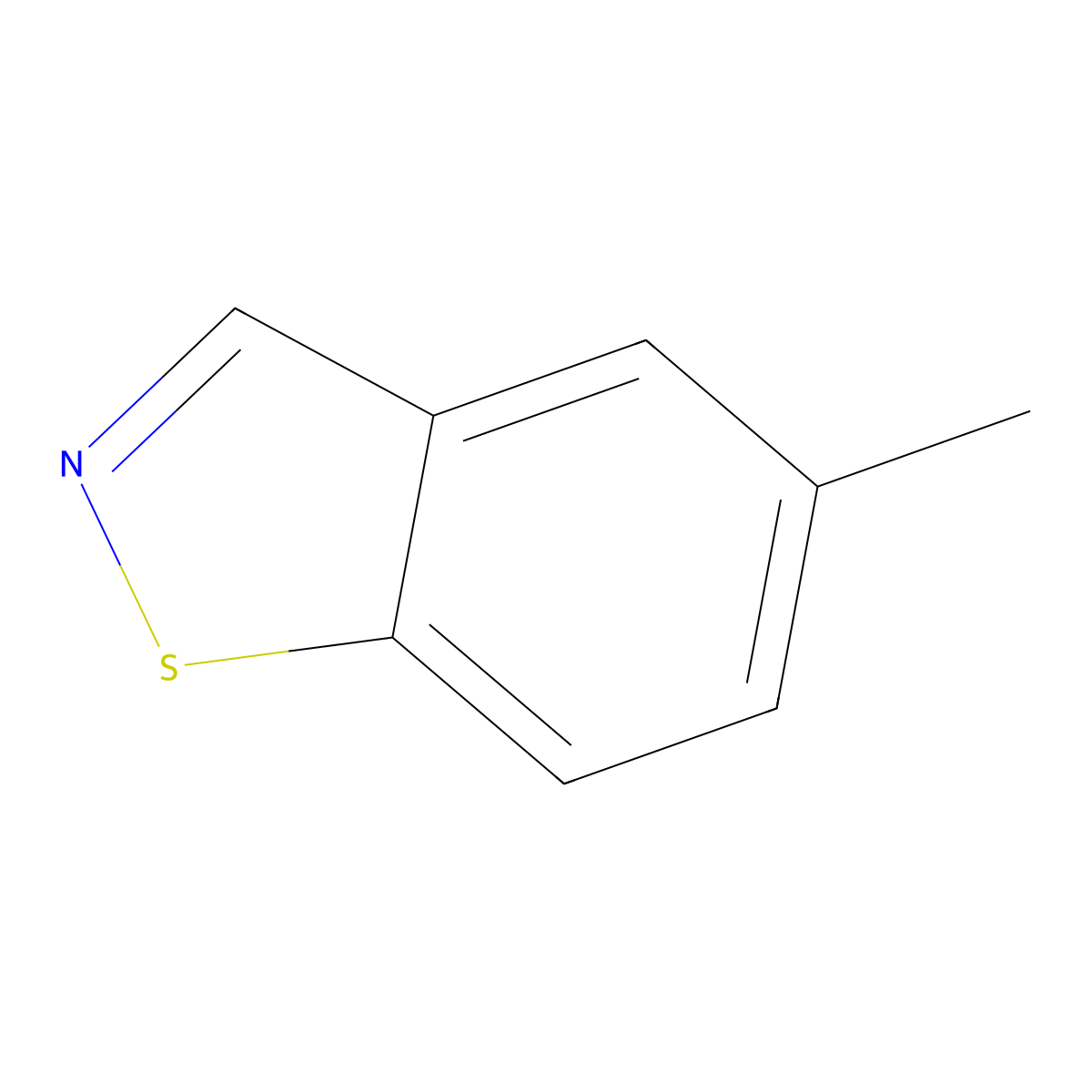 5-Methylbenzo[d]isothiazole molecular structure, CAS 41918-06-3