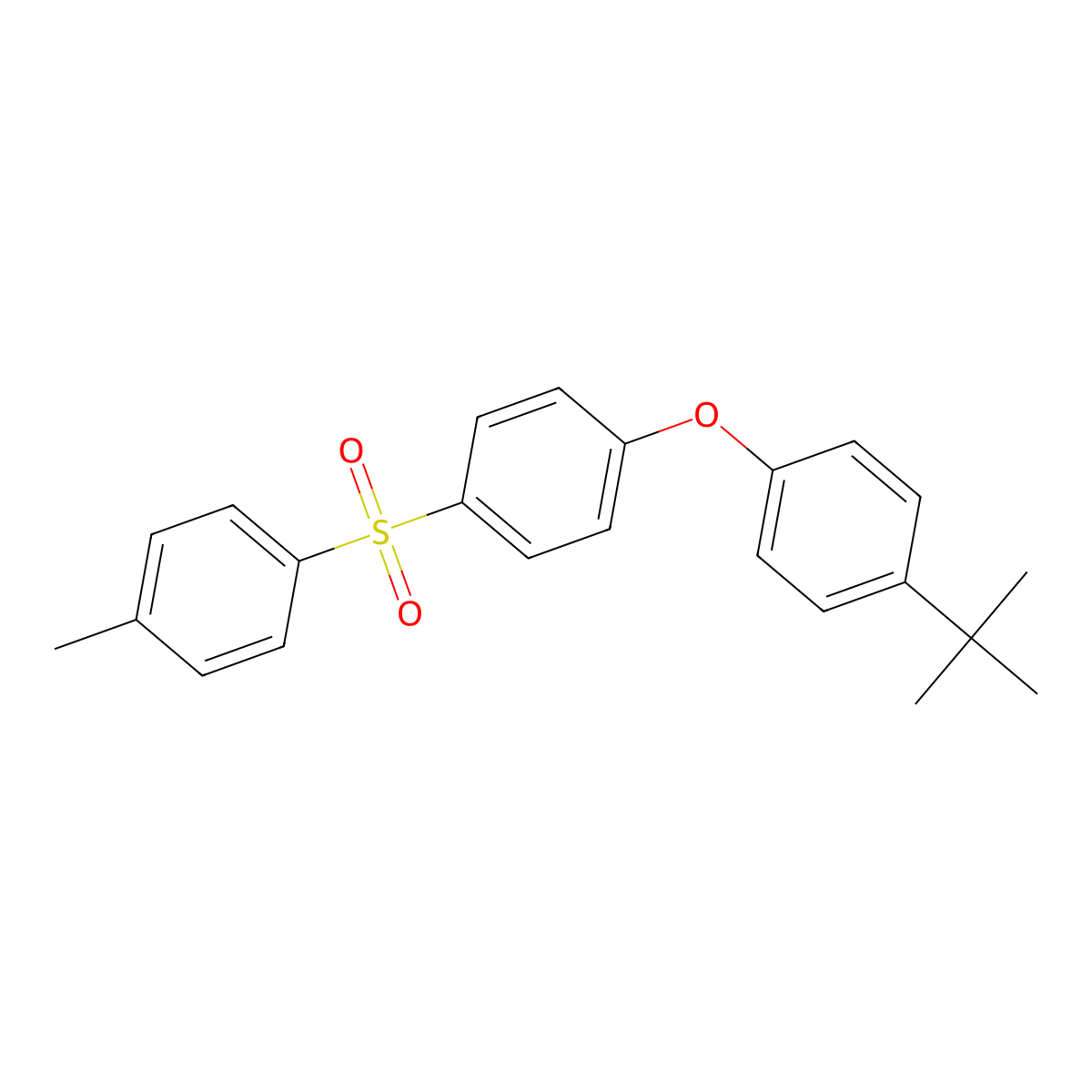 1-[4-(4-Tert-butylphenoxy)phenyl]sulfonyl-4-methylbenzene molecular structure, CAS 41918-40-5