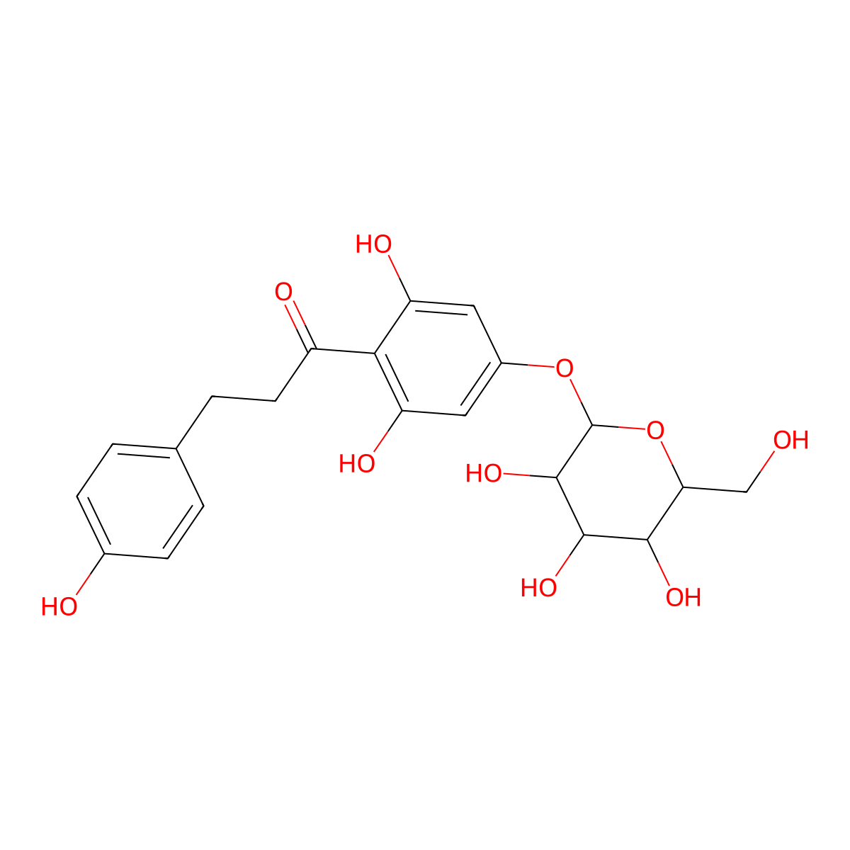 Trilobatin molecular structure, CAS 4192-90-9