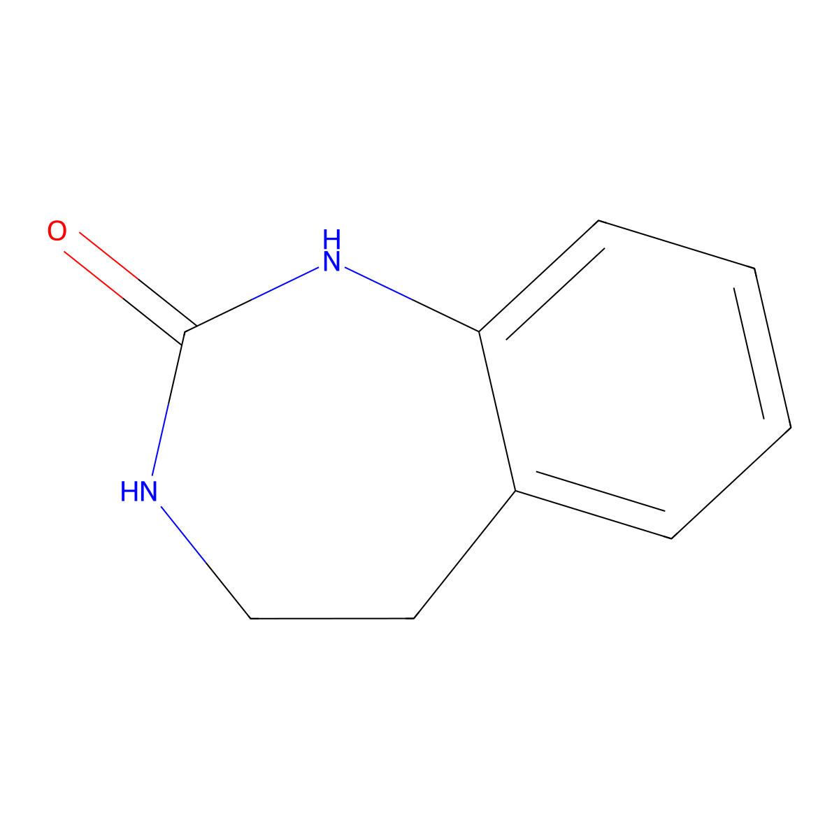 4,5-Dihydro-1H-benzo[D][1,3]diazepin-2(3H)-one molecular structure, CAS 41921-63-5