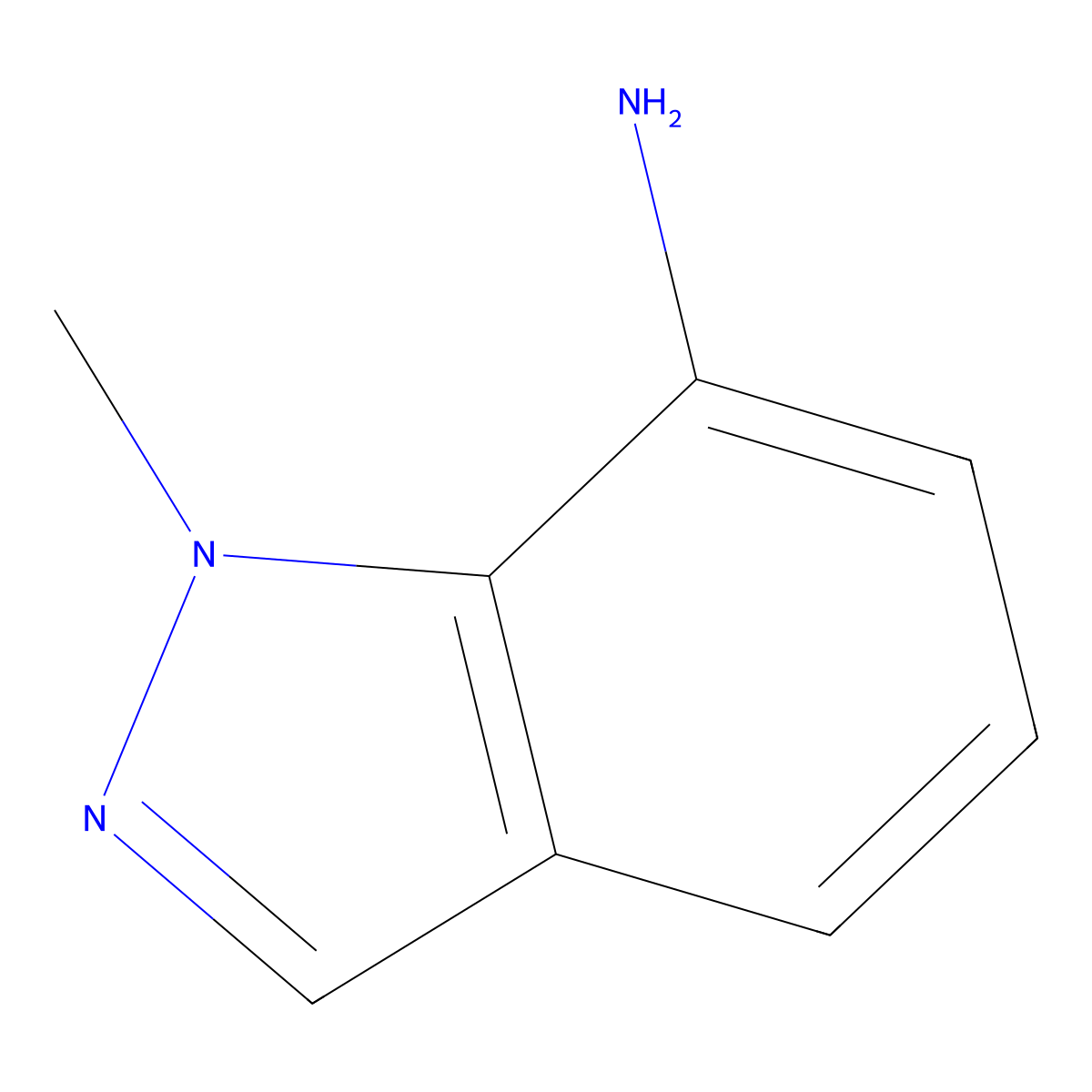 1-methyl-1H-indazol-7-amine molecular structure, CAS 41926-06-1