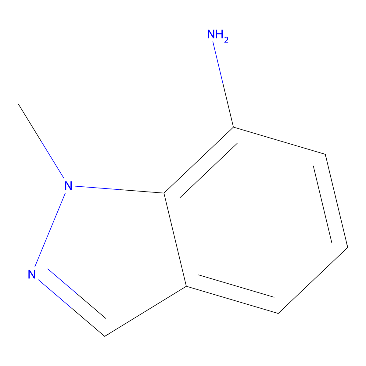 1-methyl-1H-indazol-7-amine molecular structure, CAS 41926-06-1