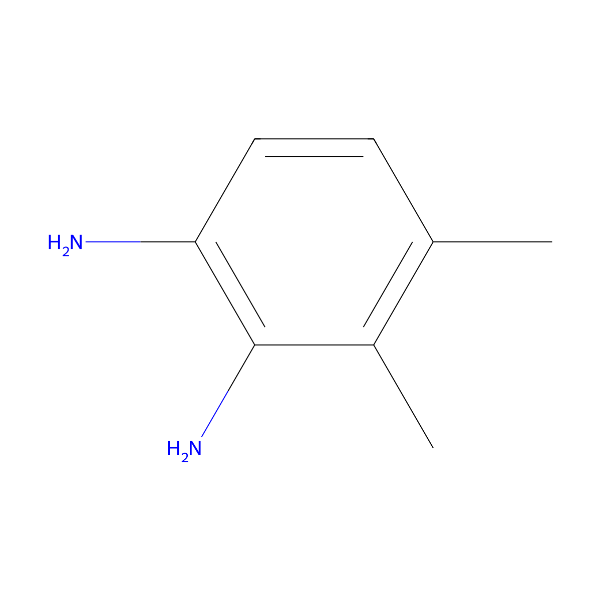 3,4-Dimethylbenzene-1,2-diamine molecular structure, CAS 41927-01-9