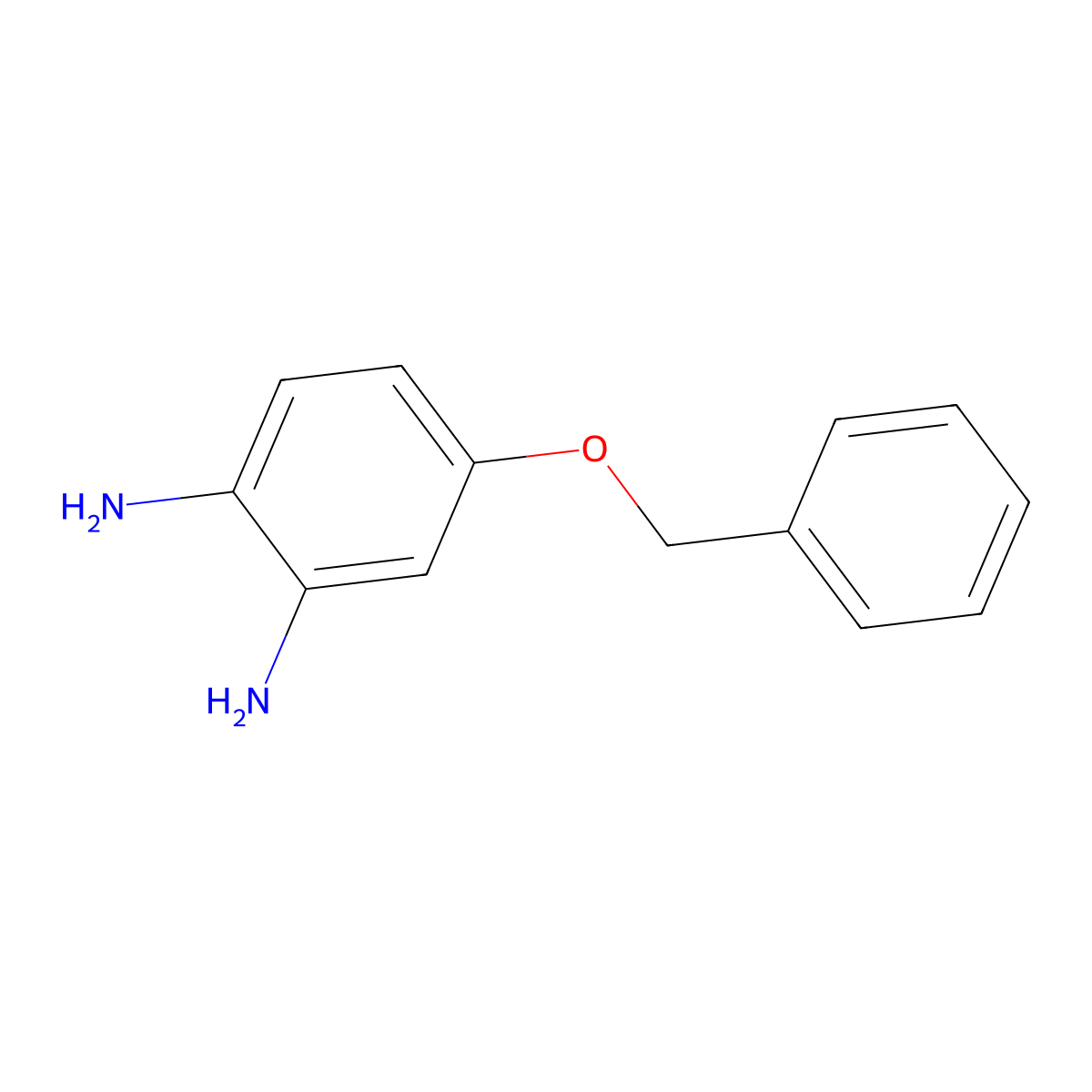 4-(Benzyloxy)benzene-1,2-diamine molecular structure, CAS 41927-17-7