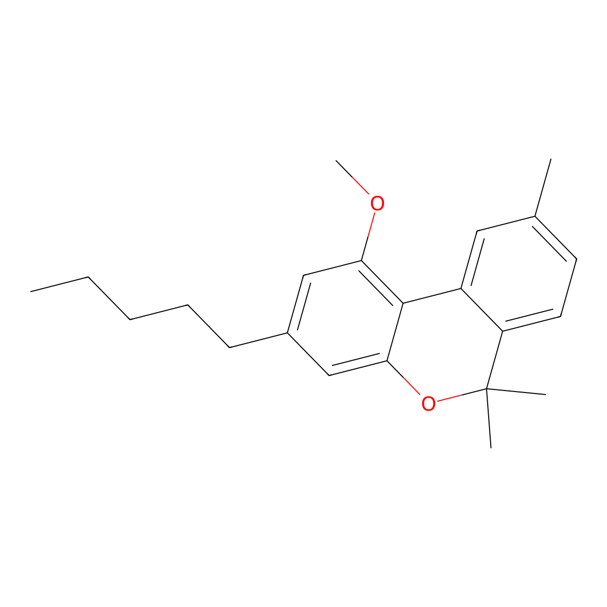 Cannabinol methylether molecular structure, CAS 41935-92-6