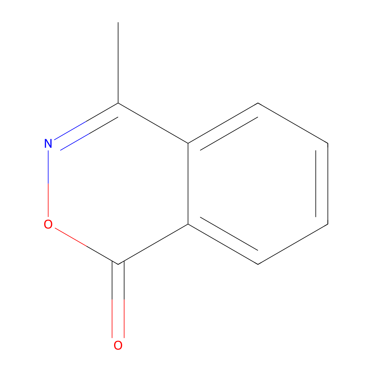 4-methyl-1H-2,3-benzoxazin-1-one molecular structure, CAS 41940-38-9
