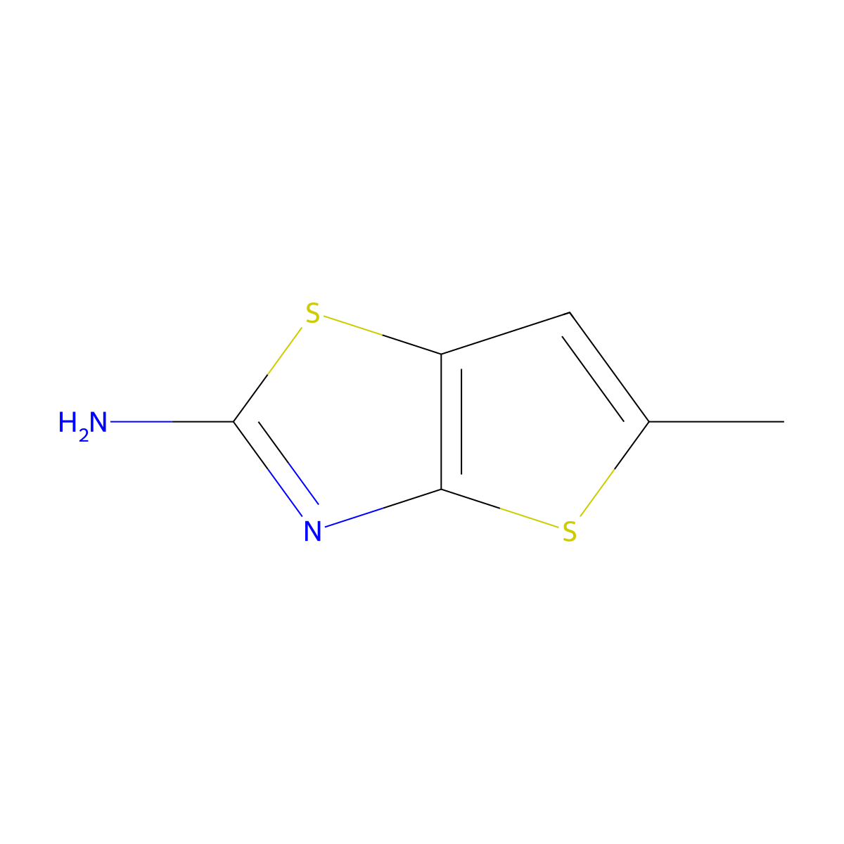 5-Methylthieno[2,3-d][1,3]thiazol-2-amine molecular structure, CAS 41940-59-4