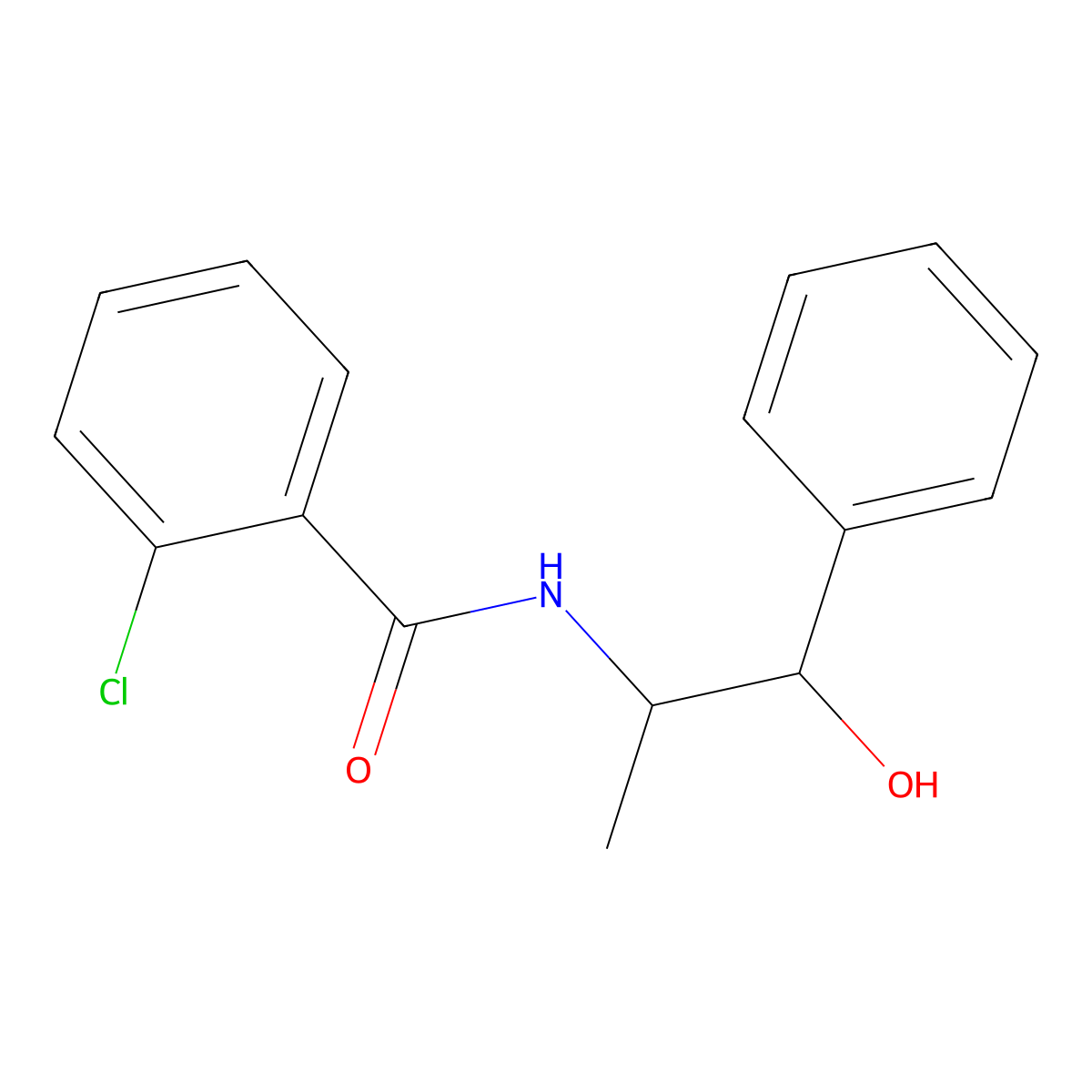 2-chloro-N-(1-hydroxy-1-phenylpropan-2-yl)benzamide molecular structure, CAS 419535-34-5