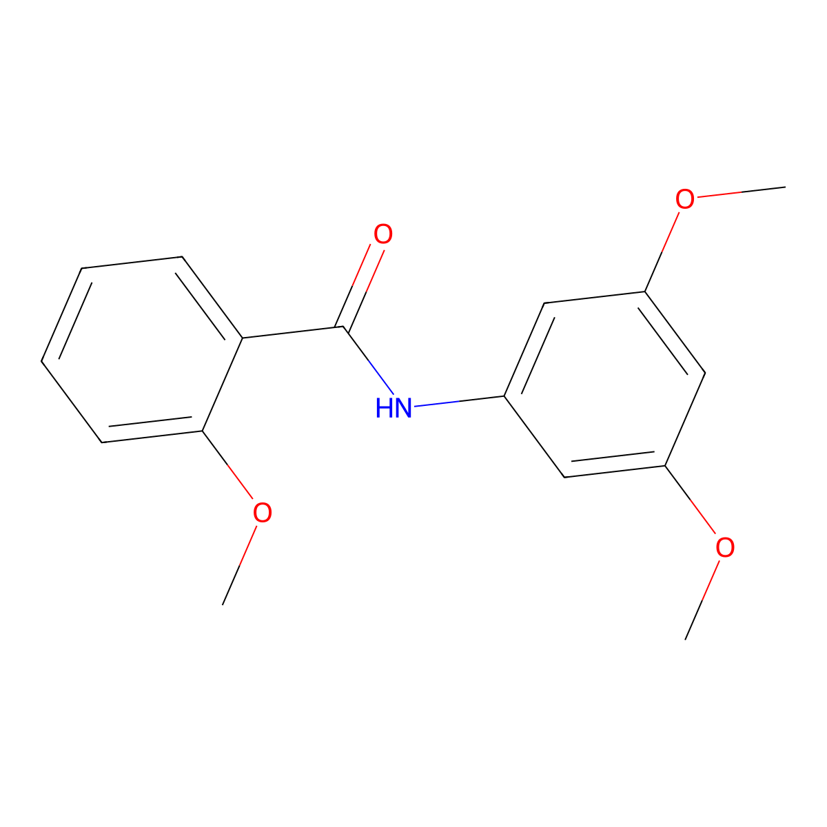 N-(3,5-dimethoxyphenyl)-2-methoxybenzamide molecular structure, CAS 419554-15-7