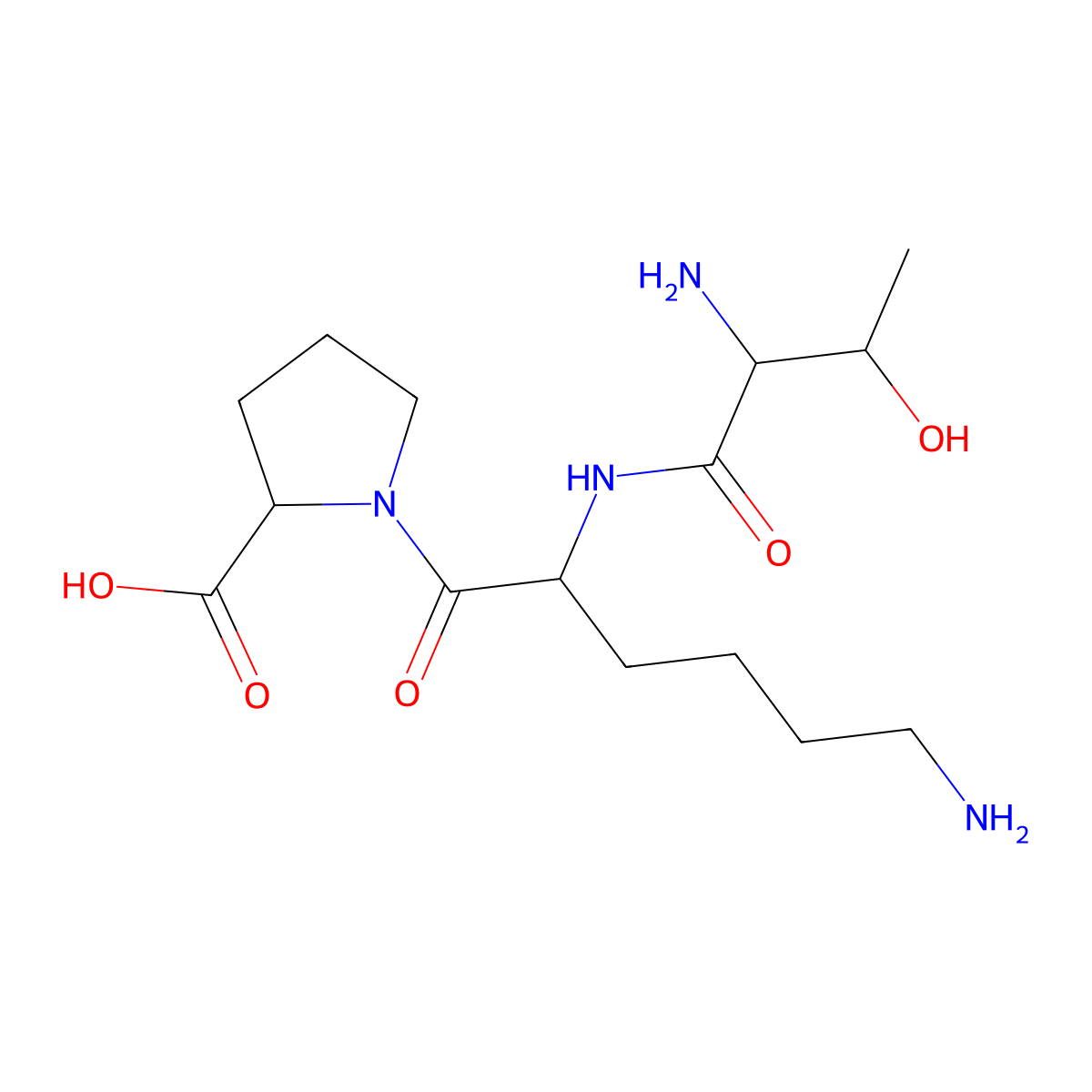 Threonyl-lysyl-proline molecular structure, CAS 41961-56-2