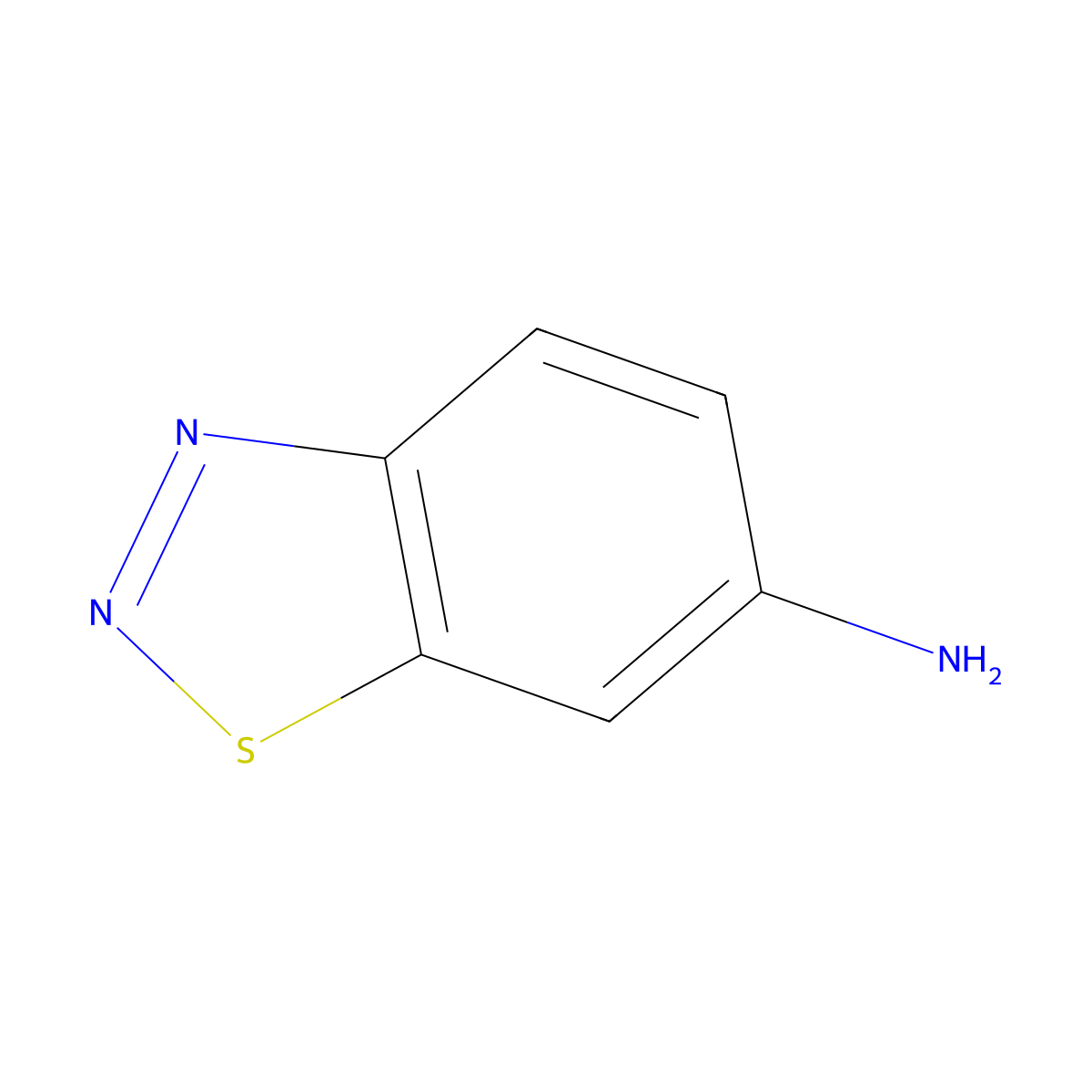 1,2,3-Benzothiadiazol-6-amine molecular structure, CAS 41972-62-7