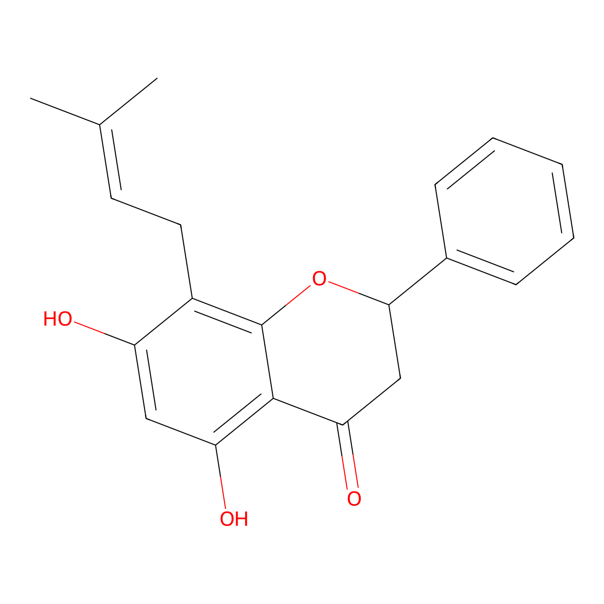Glabranin molecular structure, CAS 41983-91-9