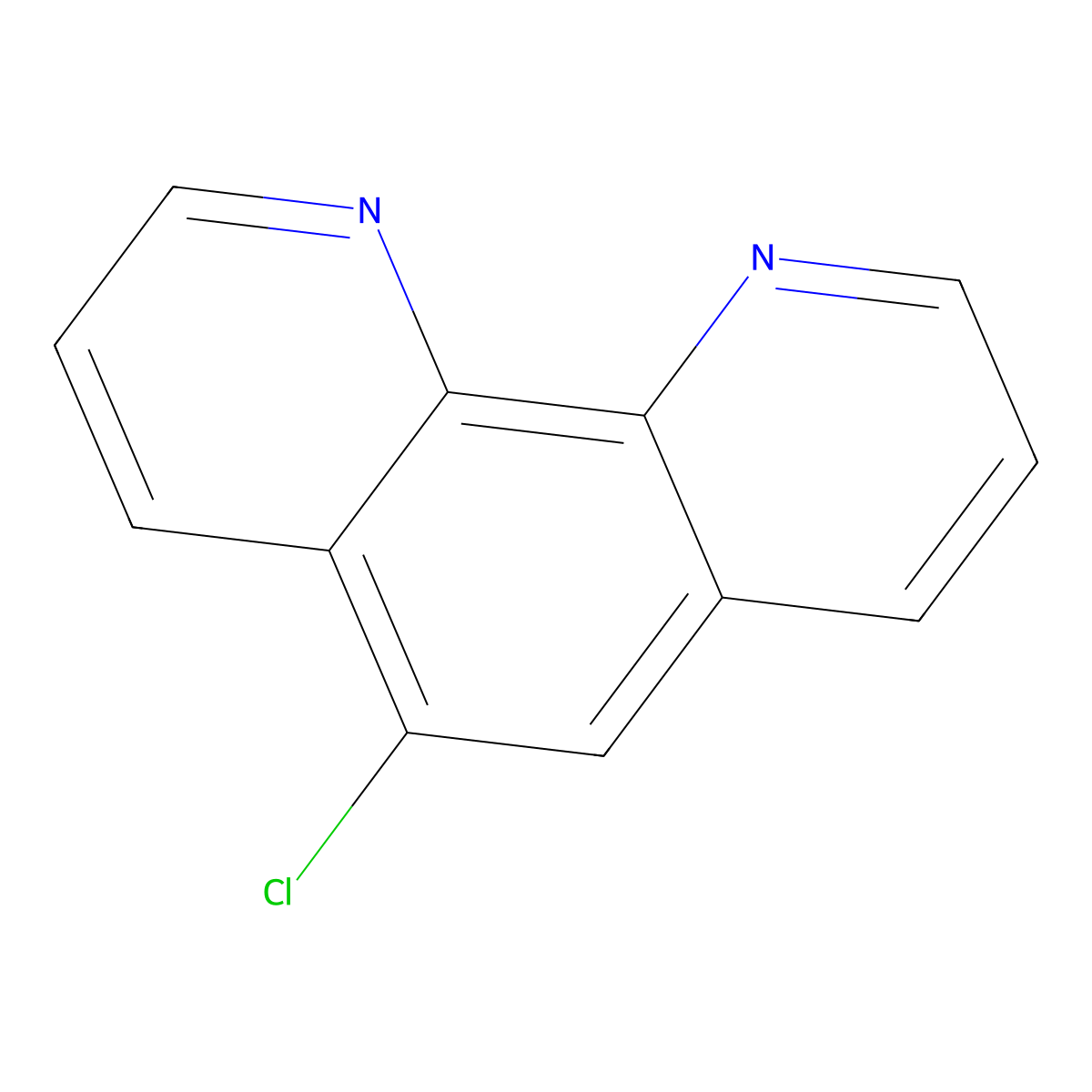 5-Chloro-1,10-phenanthroline molecular structure, CAS 4199-89-7