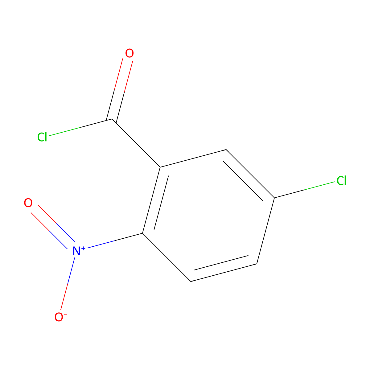5-Chloro-2-nitrobenzoyl chloride molecular structure, CAS 41994-44-9
