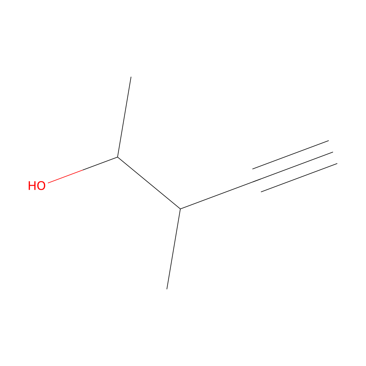 3-Methylpent-4-yn-2-ol molecular structure, CAS 41998-65-6