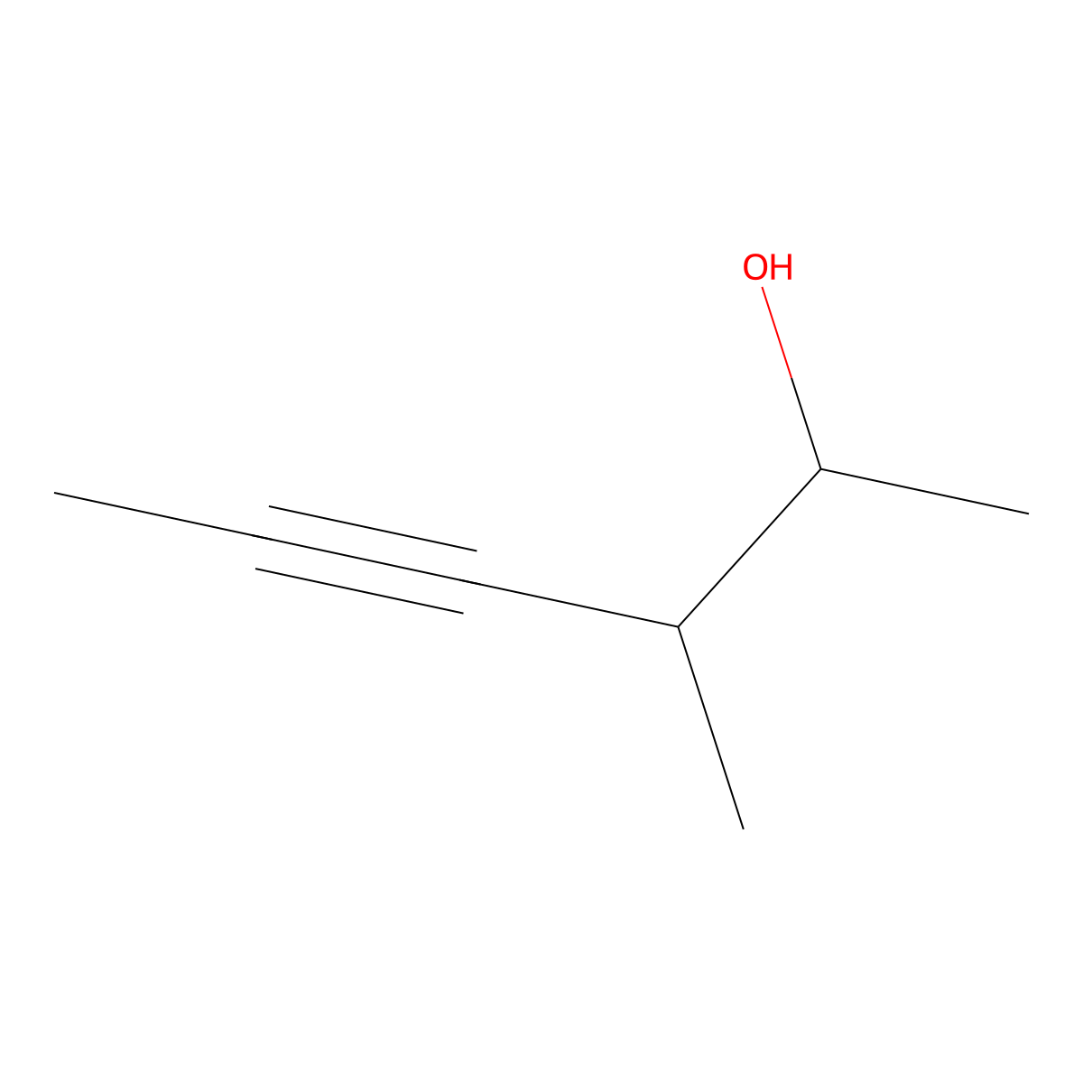 3-Methylhex-4-yn-2-ol molecular structure, CAS 41998-66-7
