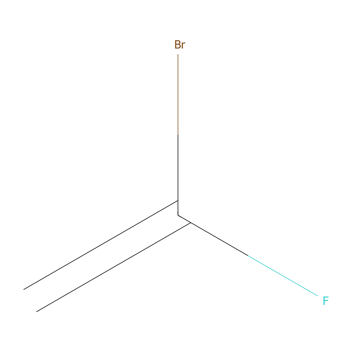 1-Bromo-1-fluoroethene molecular structure, CAS 420-25-7