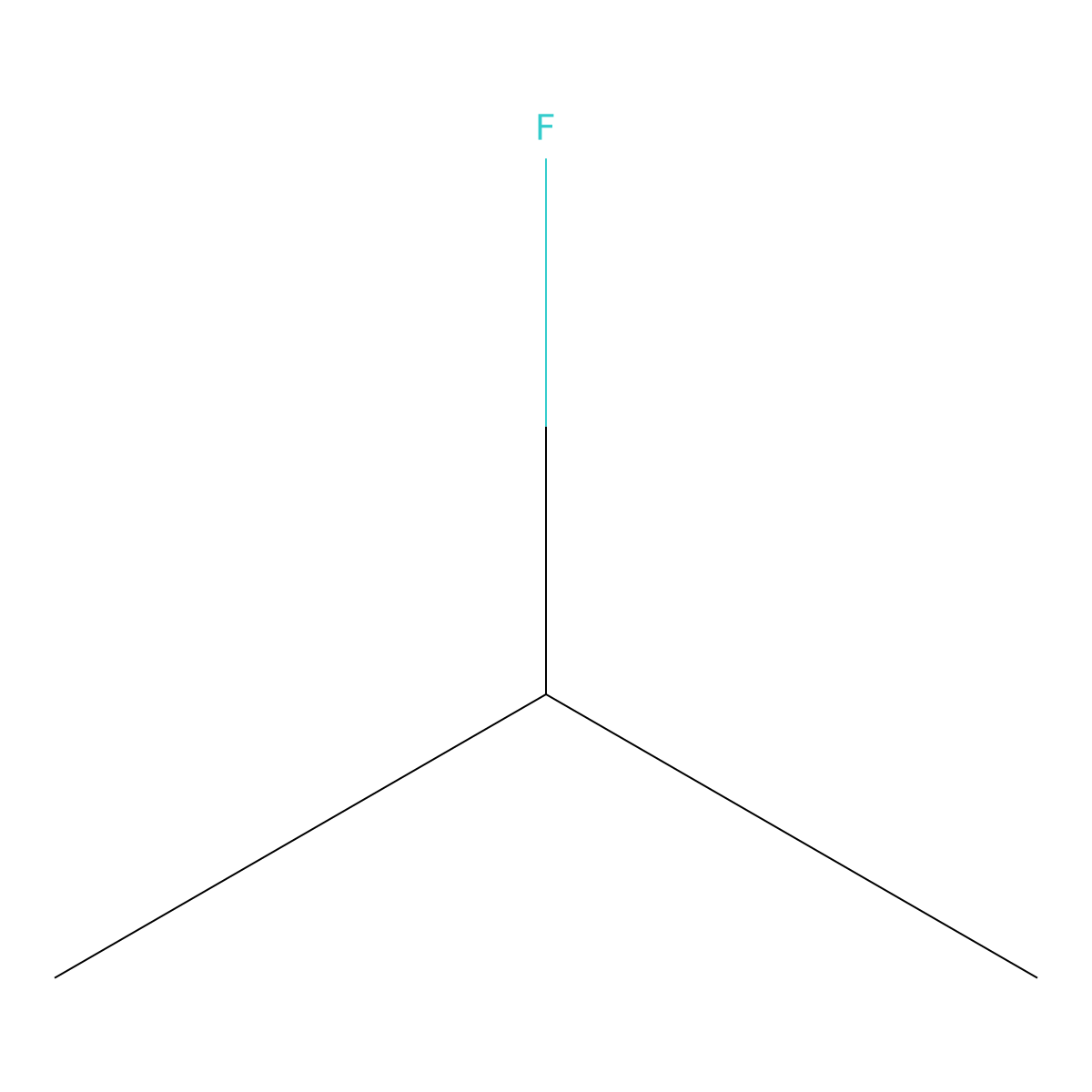 2-Fluoropropane molecular structure, CAS 420-26-8