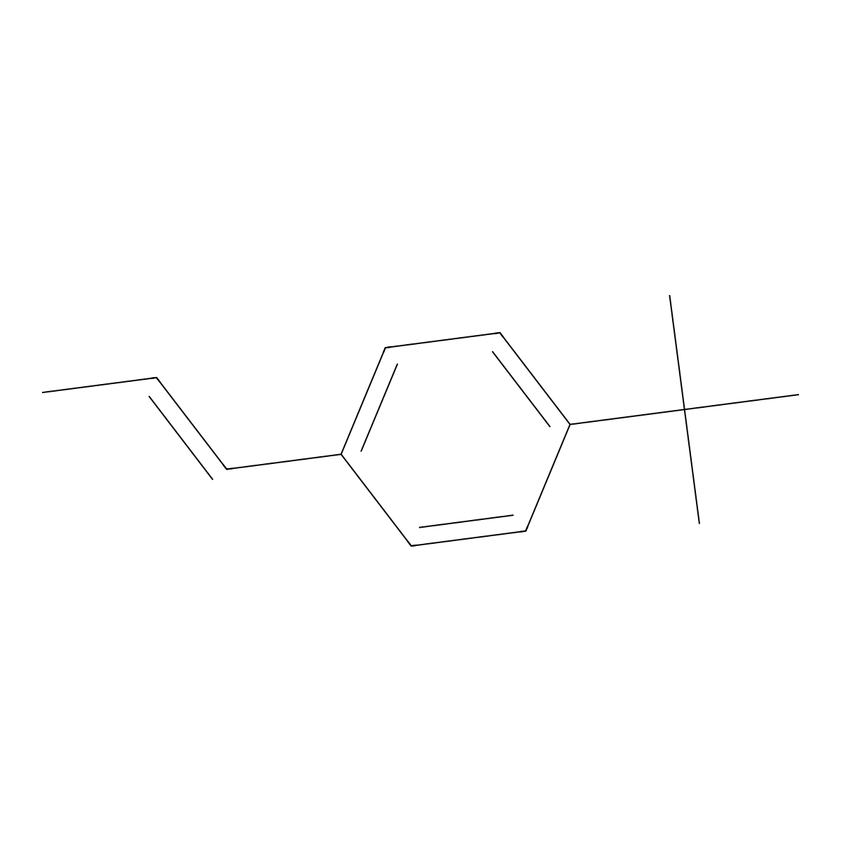 (E)-1-(tert-Butyl)-4-(prop-1-en-1-yl)benzene molecular structure, CAS 42006-42-8