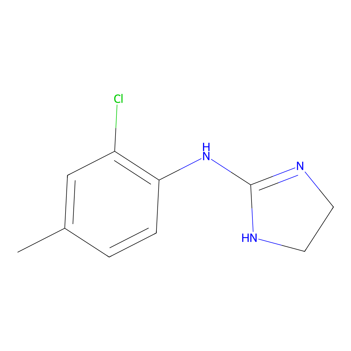 Tolonidine molecular structure, CAS 4201-22-3