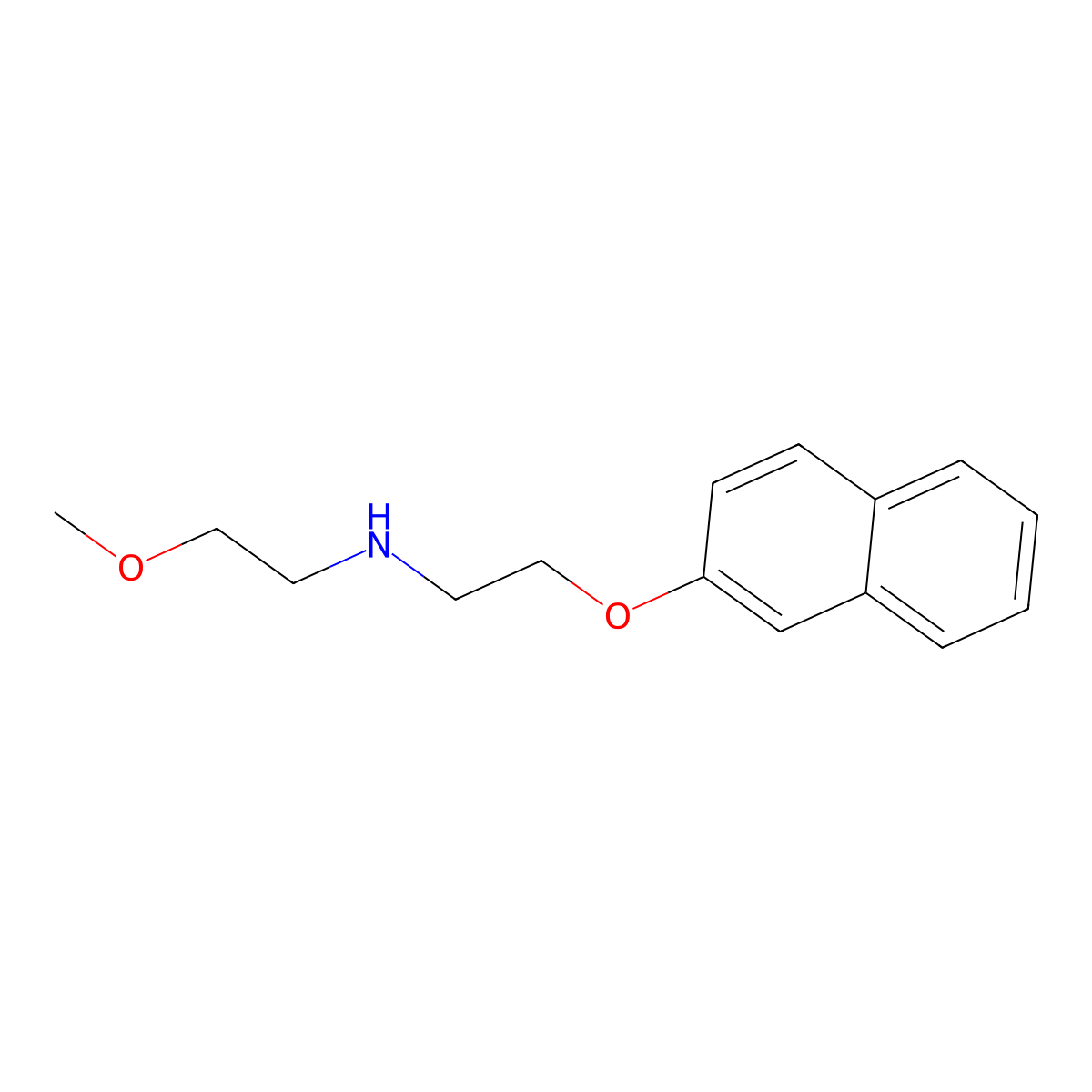 (2-Methoxyethyl)[2-(2-naphthyloxy)ethyl]amine molecular structure, CAS 420100-59-0