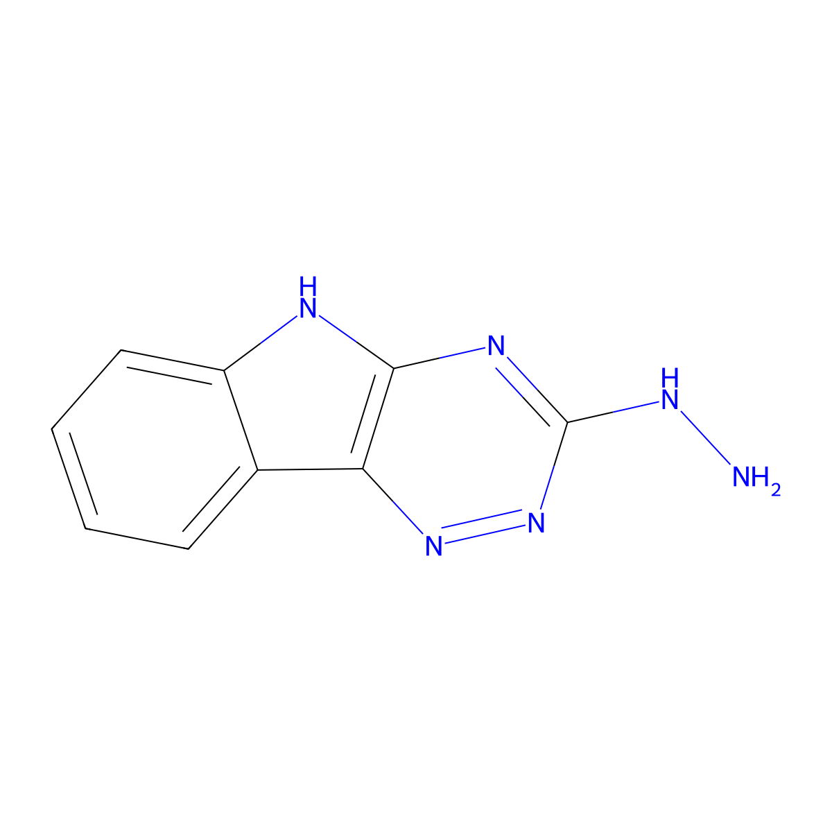 3-hydrazino-5H-[1,2,4]triazino[5,6-b]indole molecular structure, CAS 420102-20-1