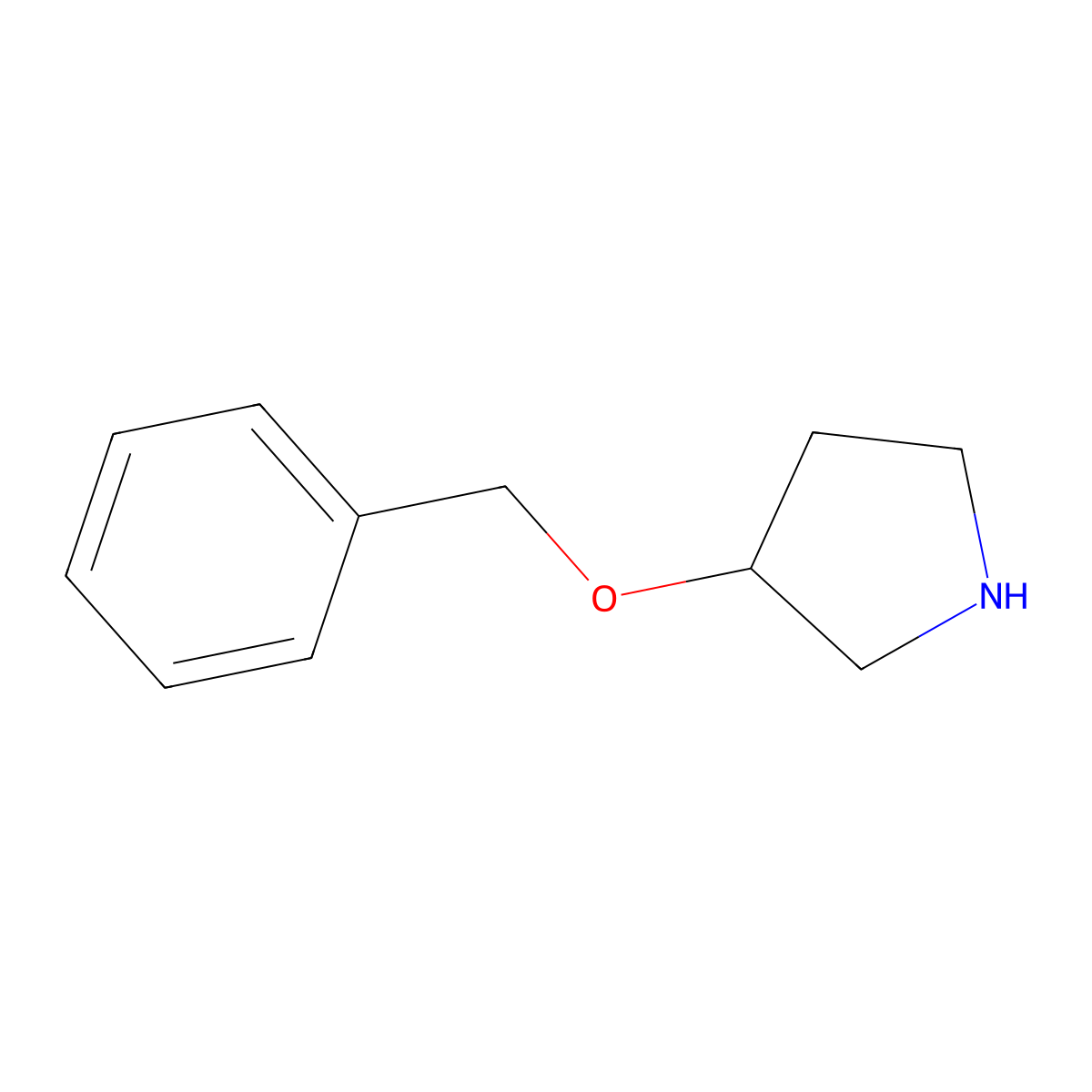 3-(Benzyloxy)pyrrolidine molecular structure, CAS 420137-14-0