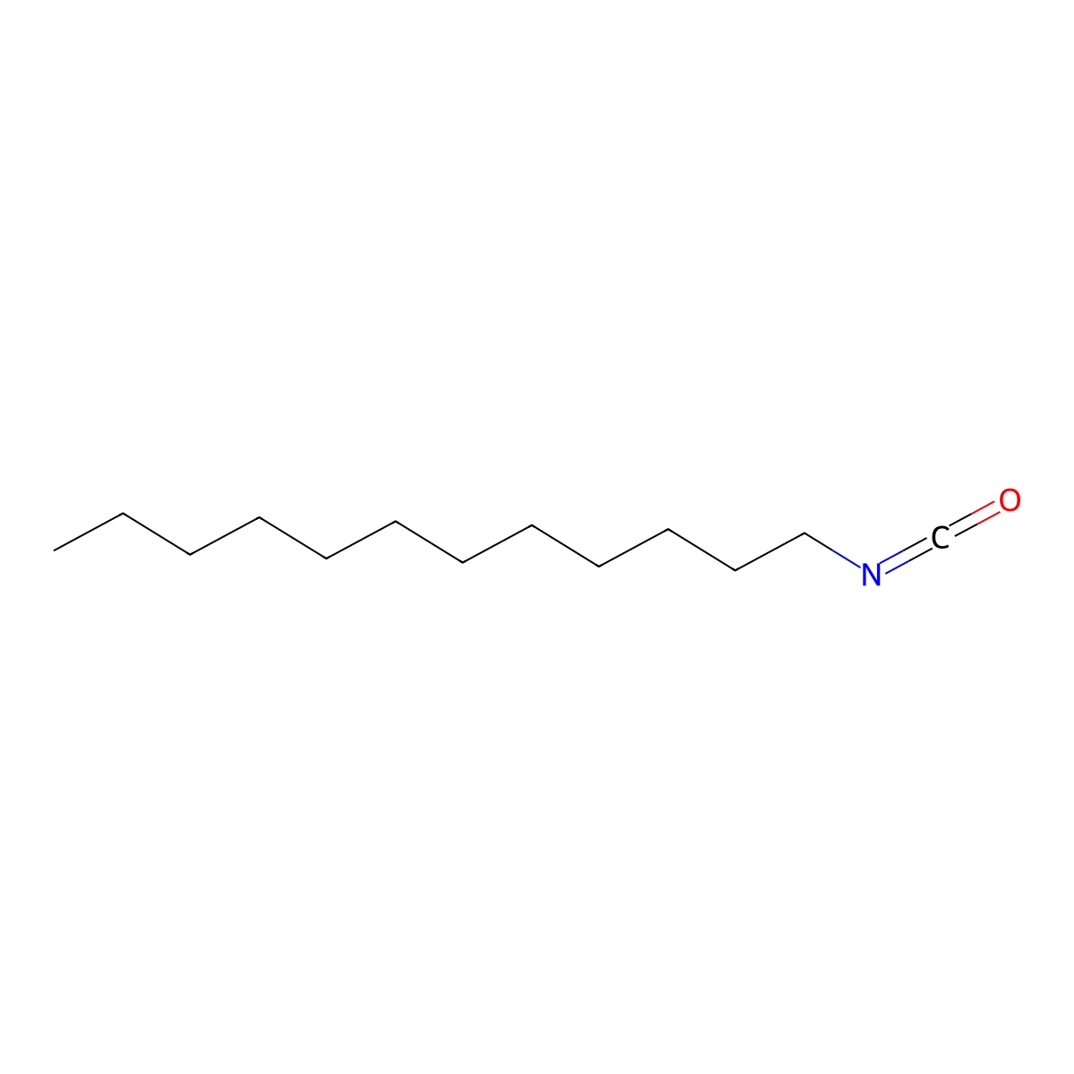 Dodecane, 1-isocyanato- molecular structure, CAS 4202-38-4