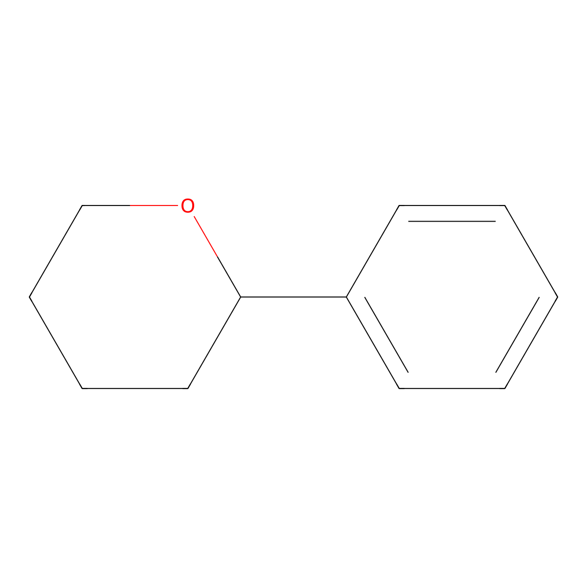 2-Phenyloxane molecular structure, CAS 4203-44-5