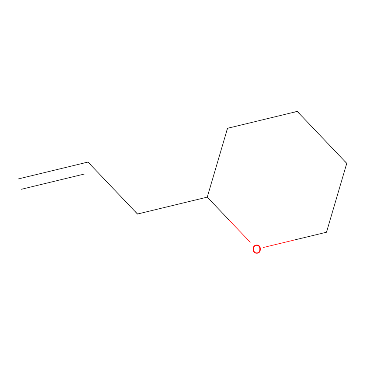 2-(Prop-2-en-1-yl)oxane molecular structure, CAS 4203-45-6