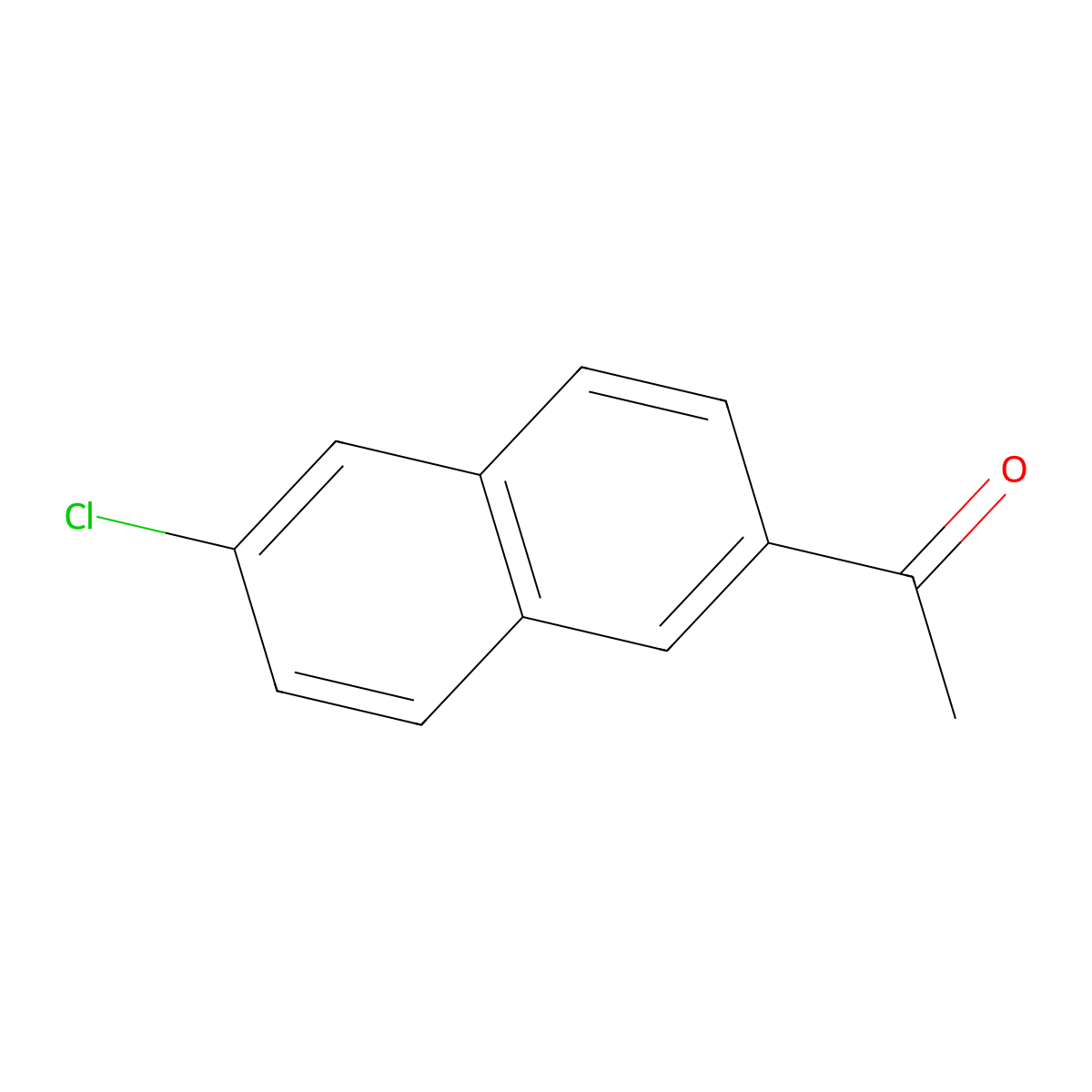 1-(6-Chloro-2-naphthyl)ethanone molecular structure, CAS 42036-59-9