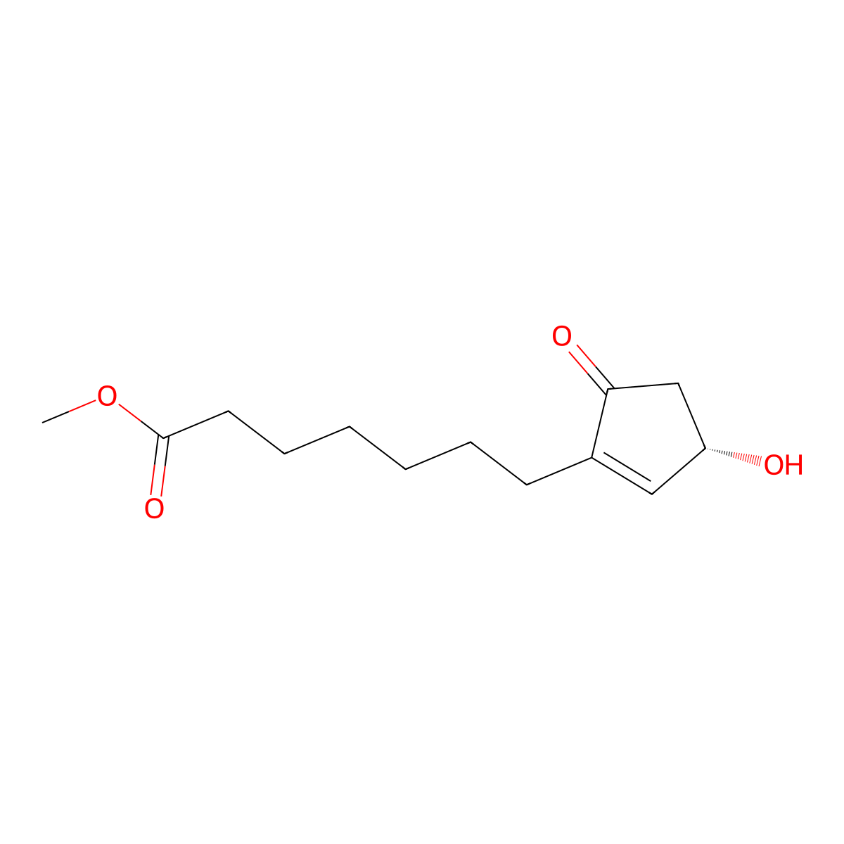 Norprostol, (-)- molecular structure, CAS 42038-75-5