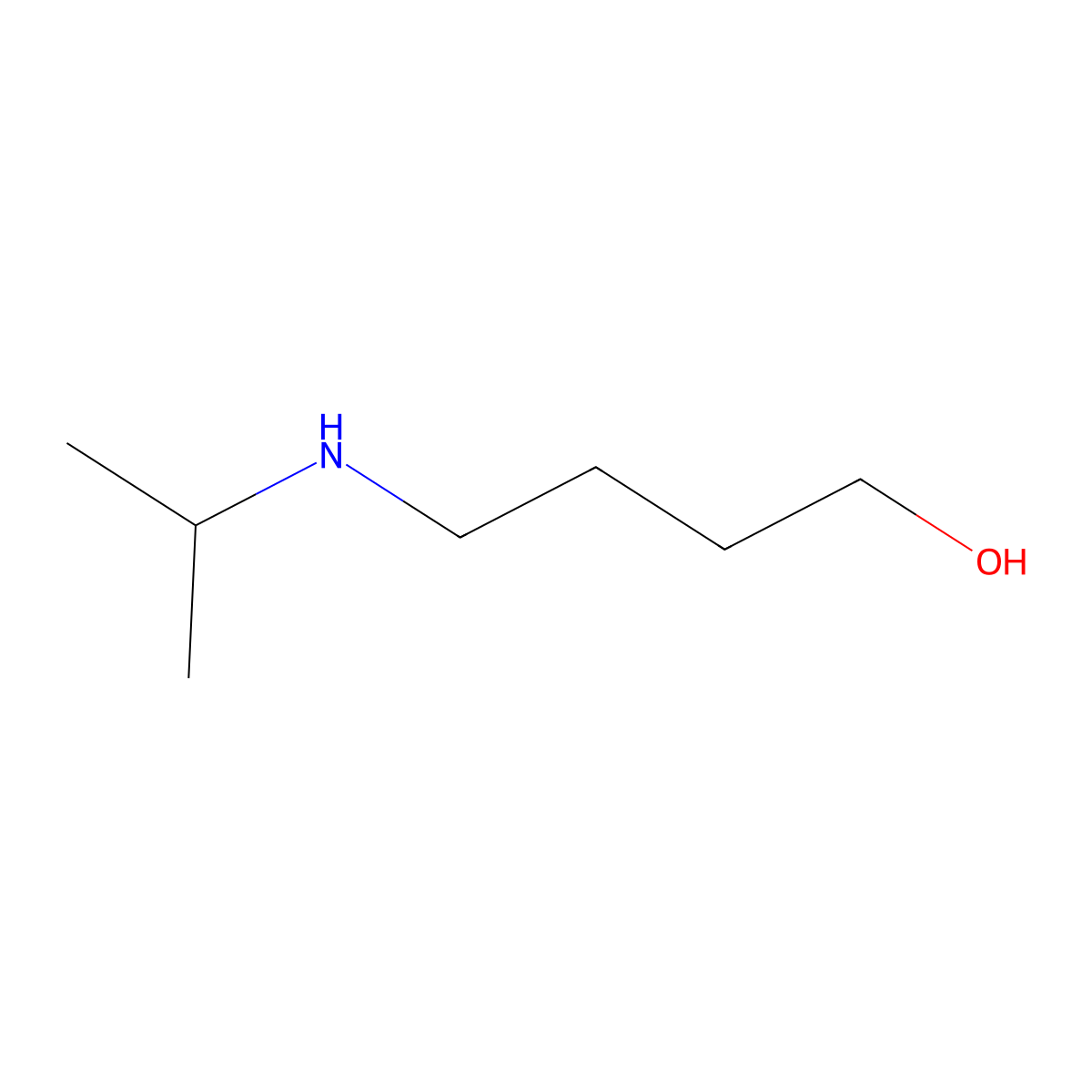 4-(Isopropylamino)butanol molecular structure, CAS 42042-71-7
