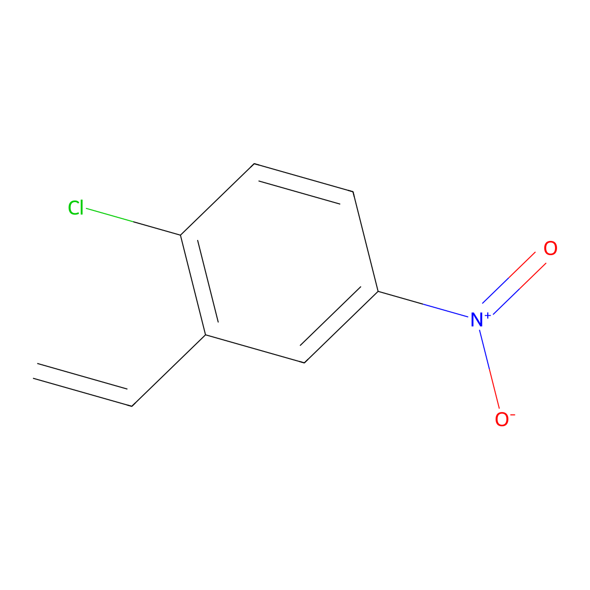 1-Chloro-4-nitro-2-vinylbenzene molecular structure, CAS 42045-11-4