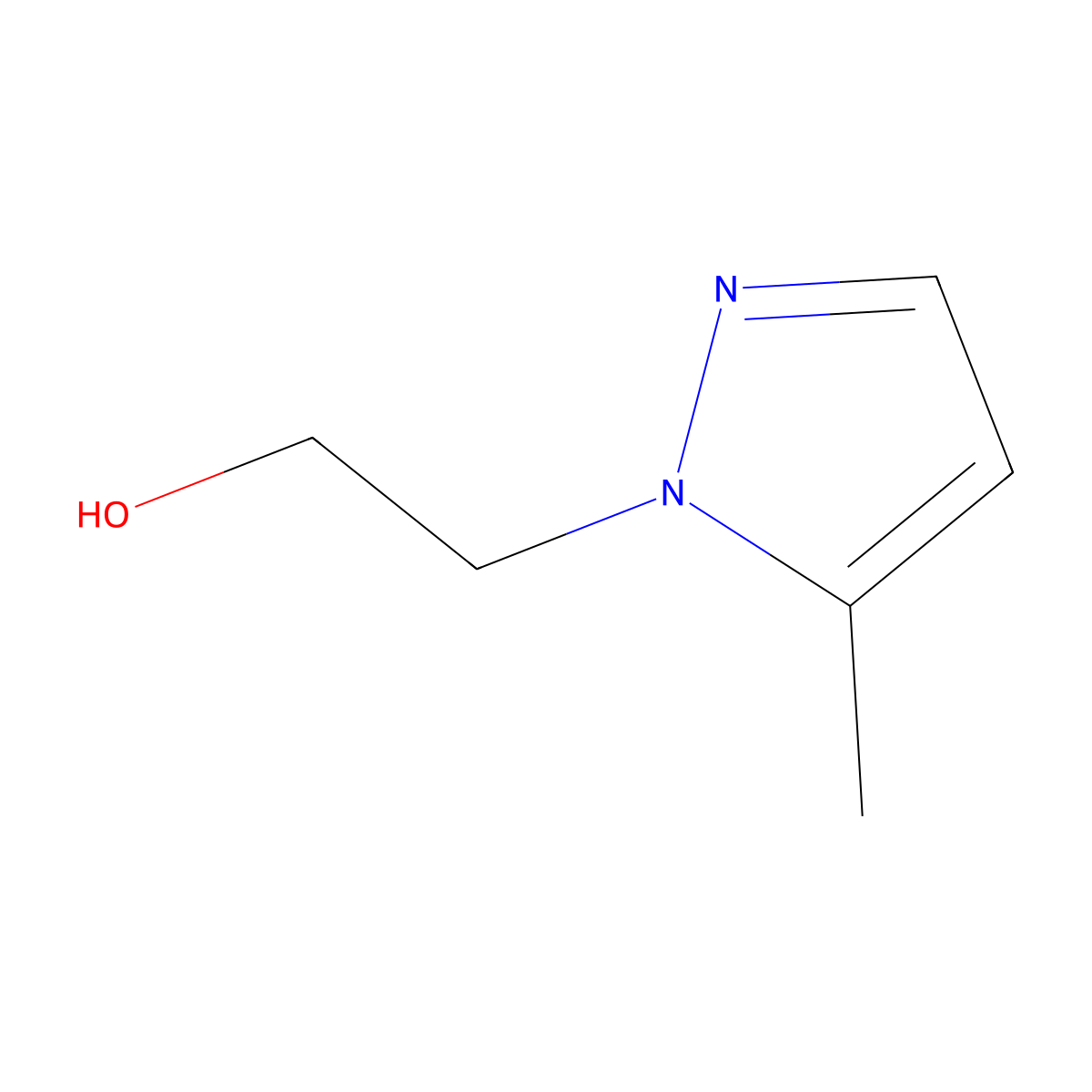 2-(5-Methyl-pyrazol-1-YL)-ethanol molecular structure, CAS 42046-90-2