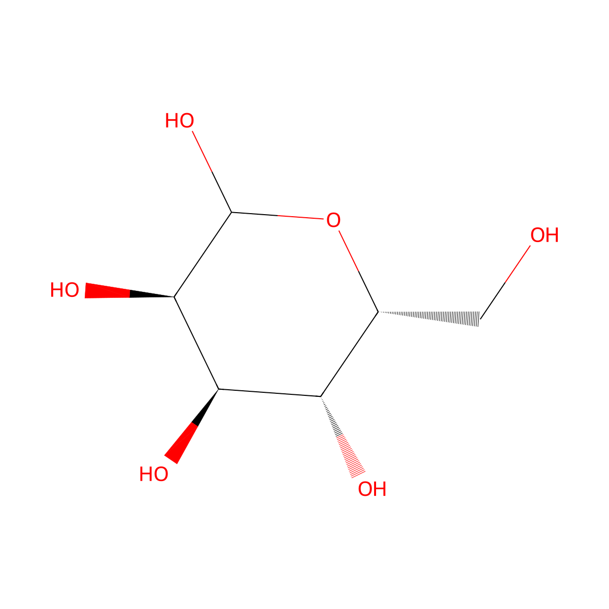 D-Gulose molecular structure, CAS 4205-23-6
