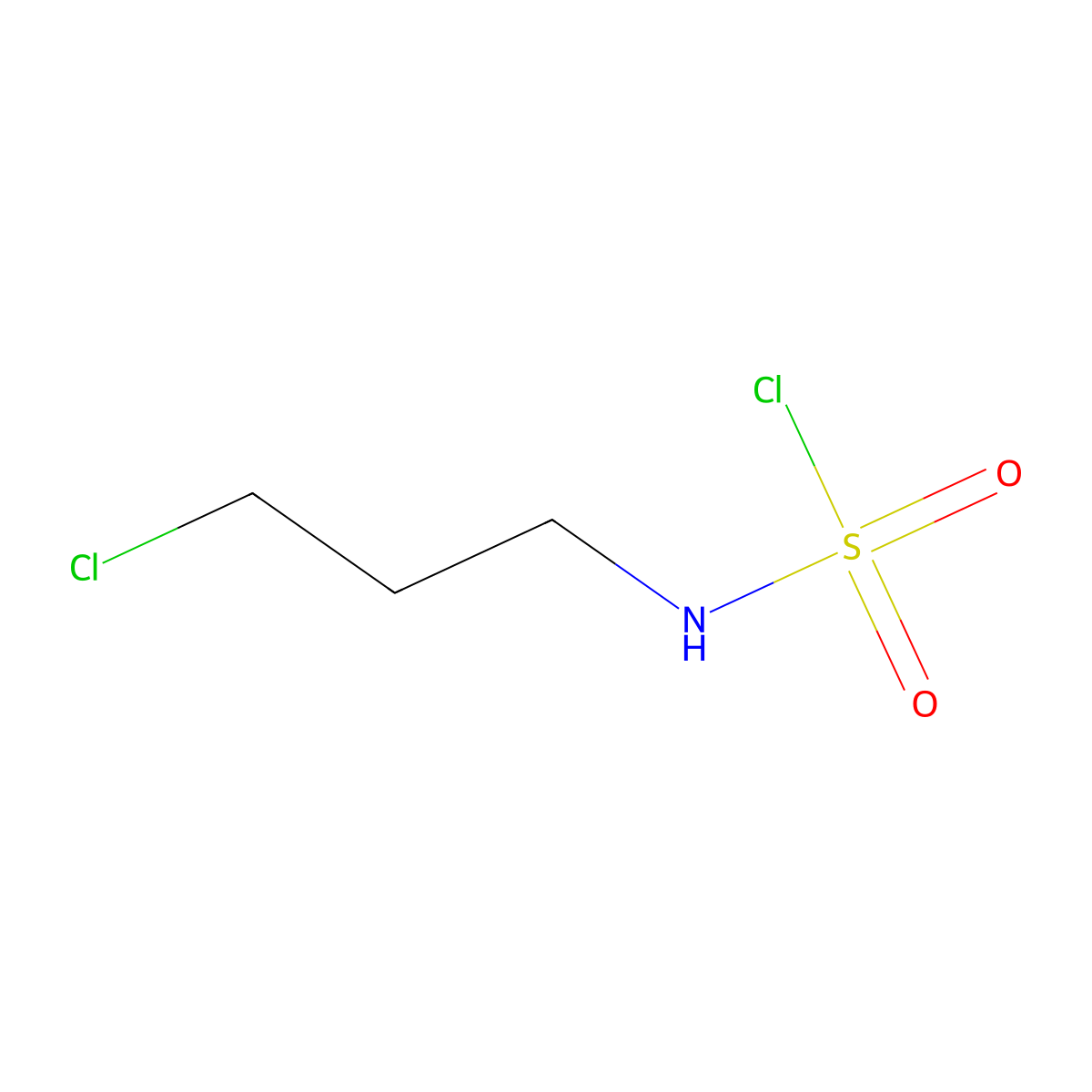 (3-Chloropropyl)sulfamoyl Chloride molecular structure, CAS 42065-72-5