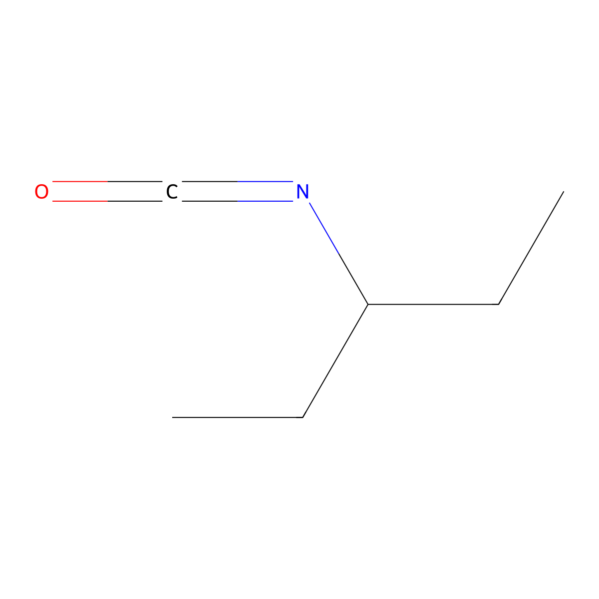 3-Isocyanatopentane molecular structure, CAS 42065-78-1