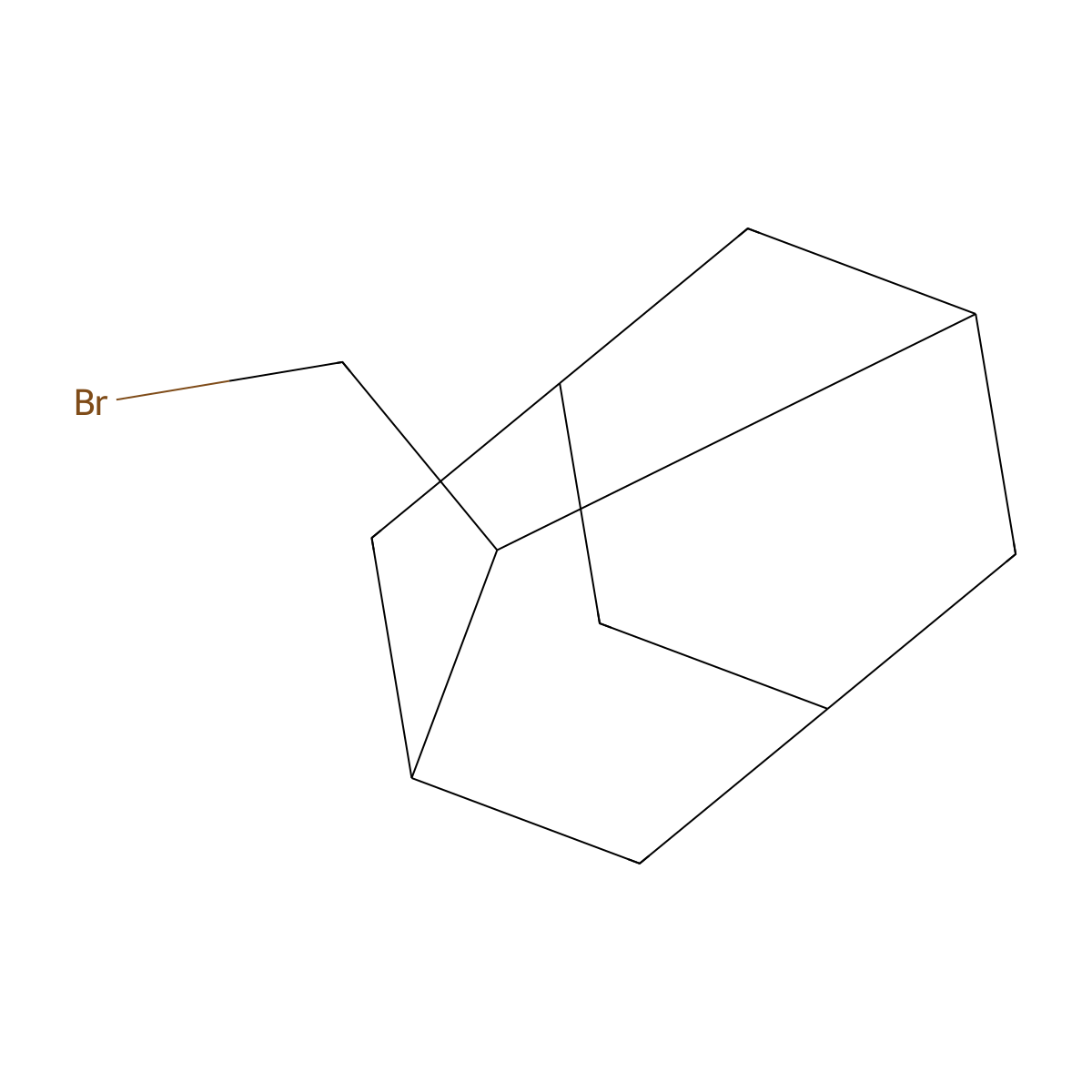 2-(Bromomethyl)adamantane molecular structure, CAS 42067-69-6