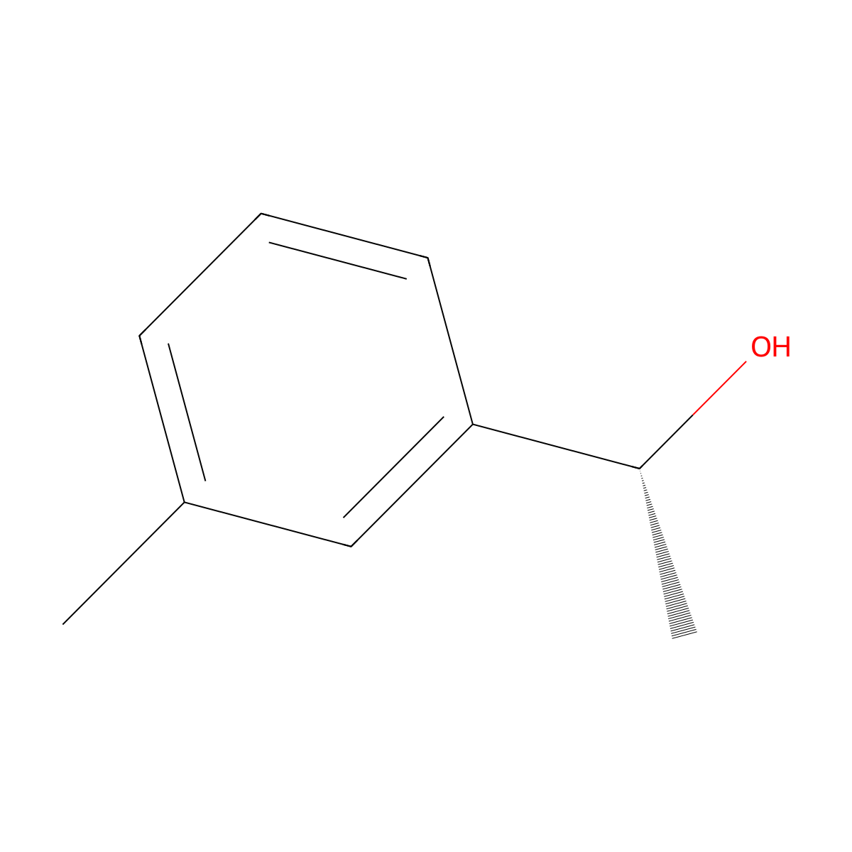 (R)-1-(m-Tolyl)ethanol molecular structure, CAS 42070-91-7