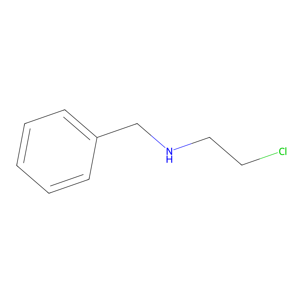 N-Benzyl-2-chloroethan-1-amine molecular structure, CAS 42074-16-8