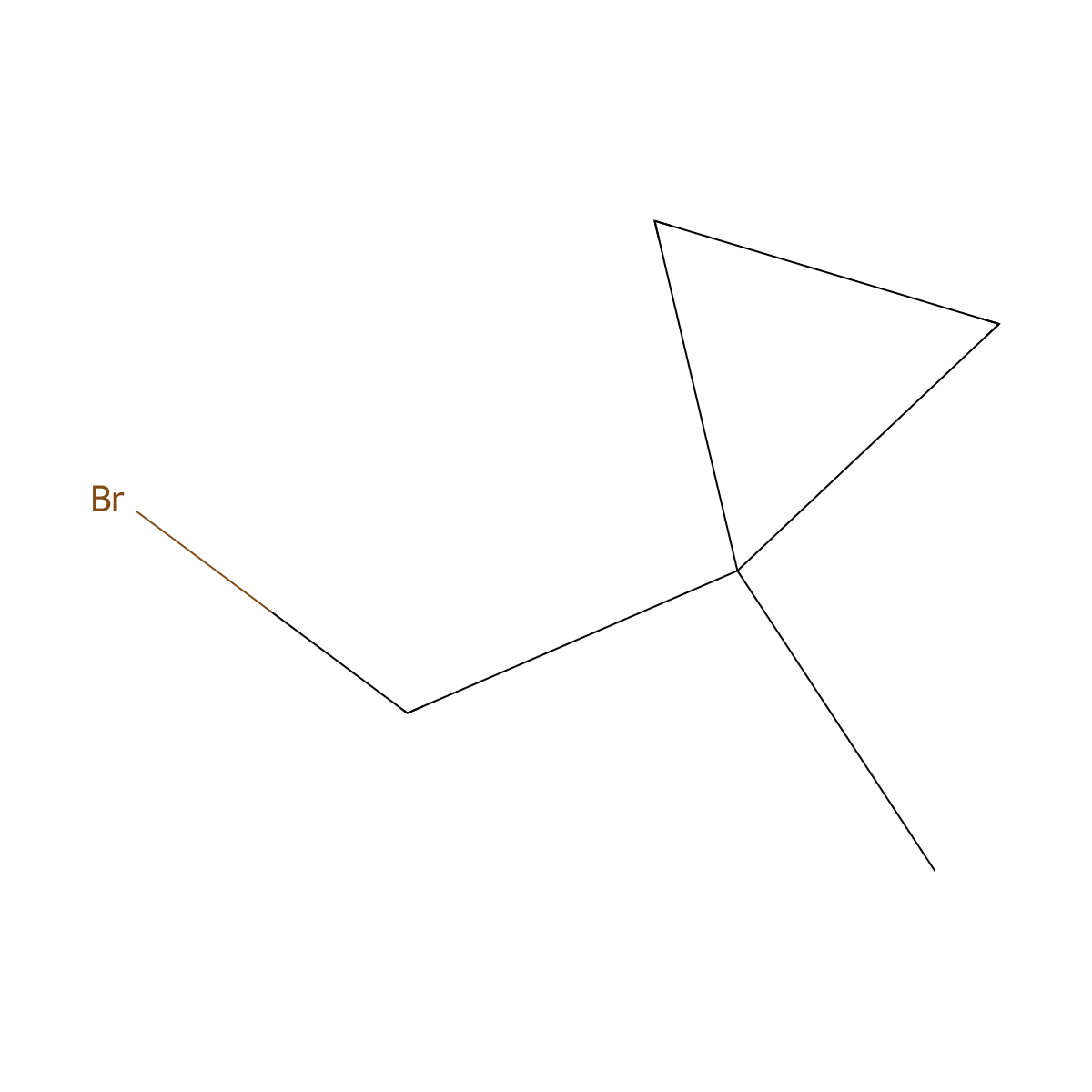 1-(Bromomethyl)-1-methylcyclopropane molecular structure, CAS 42082-19-9