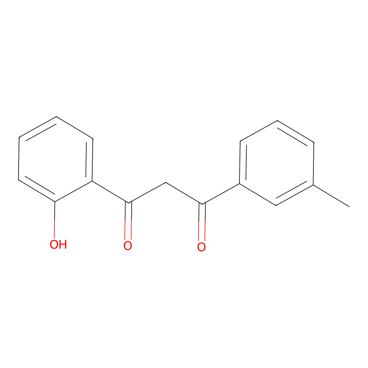 1-(2-Hydroxyphenyl)-3-(3-methylphenyl)propane-1,3-dione molecular structure, CAS 420823-93-4