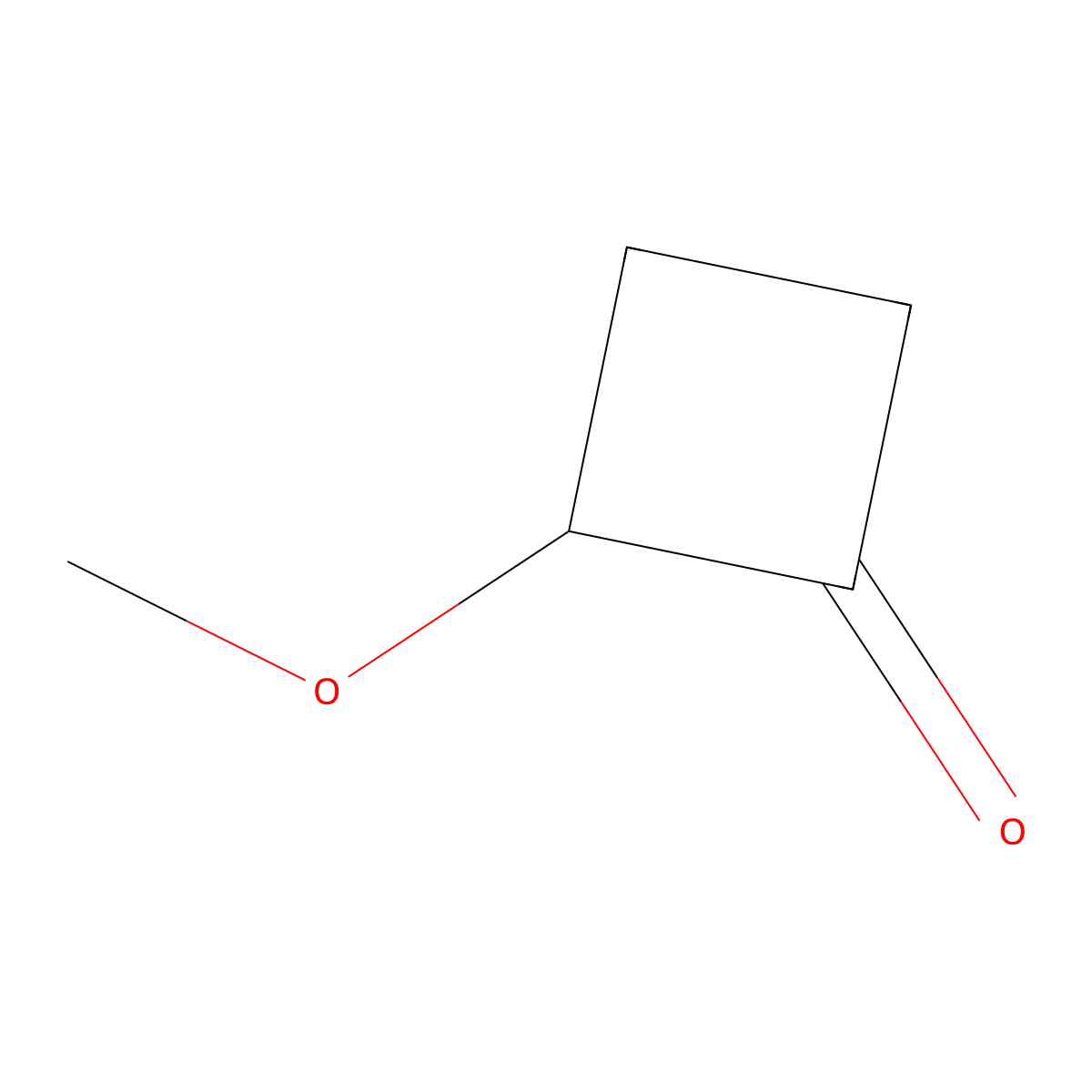 2-Methoxycyclobutanone molecular structure, CAS 42083-01-2