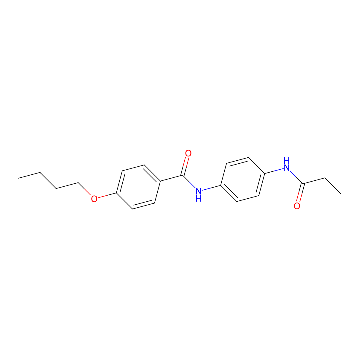 4-butoxy-N-[4-(propanoylamino)phenyl]benzamide molecular structure, CAS 420830-07-5