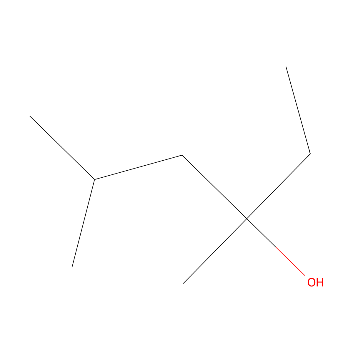3,5-Dimethyl-3-hexanol molecular structure, CAS 4209-91-0