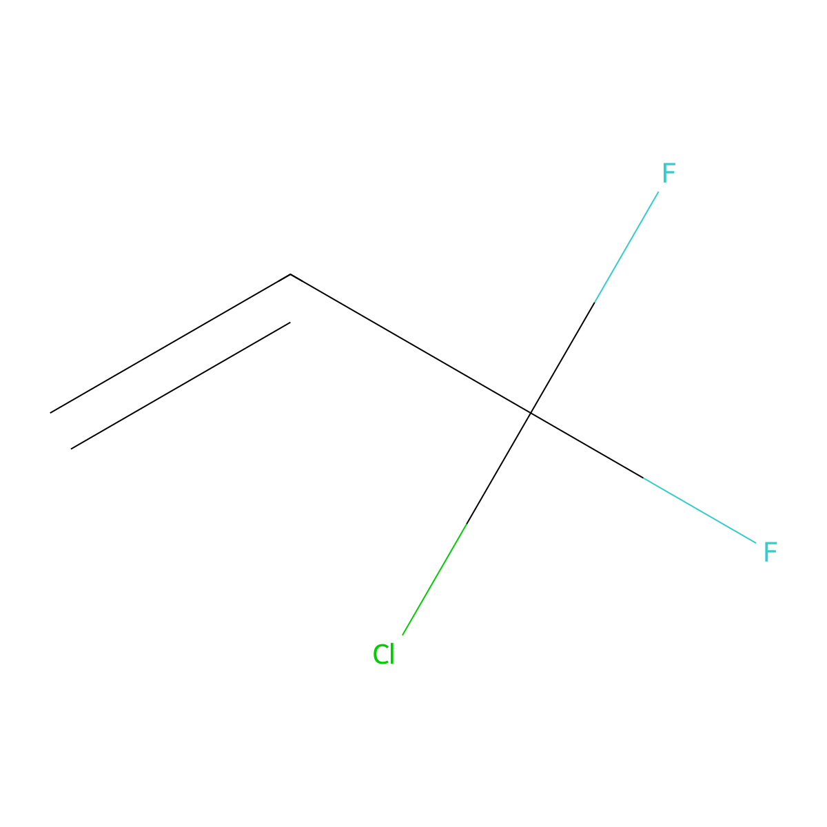 3-Chloro-3,3-difluoroprop-1-ene molecular structure, CAS 421-03-4