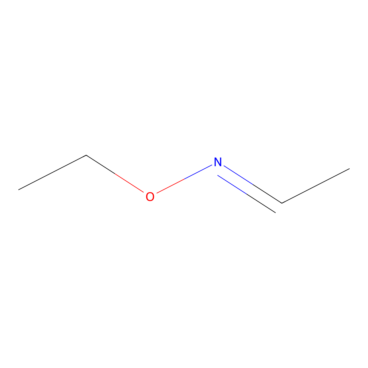 Ethoxy(ethylidene)amine molecular structure, CAS 42101-48-4