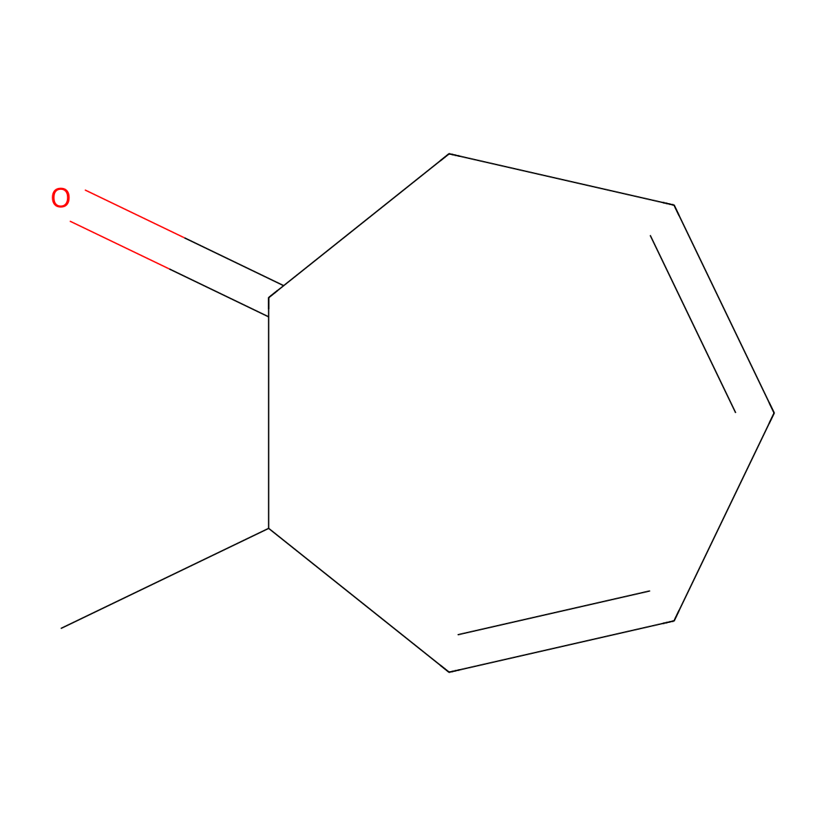 3,5-Cycloheptadienone, 2-methyl- molecular structure, CAS 42104-03-0