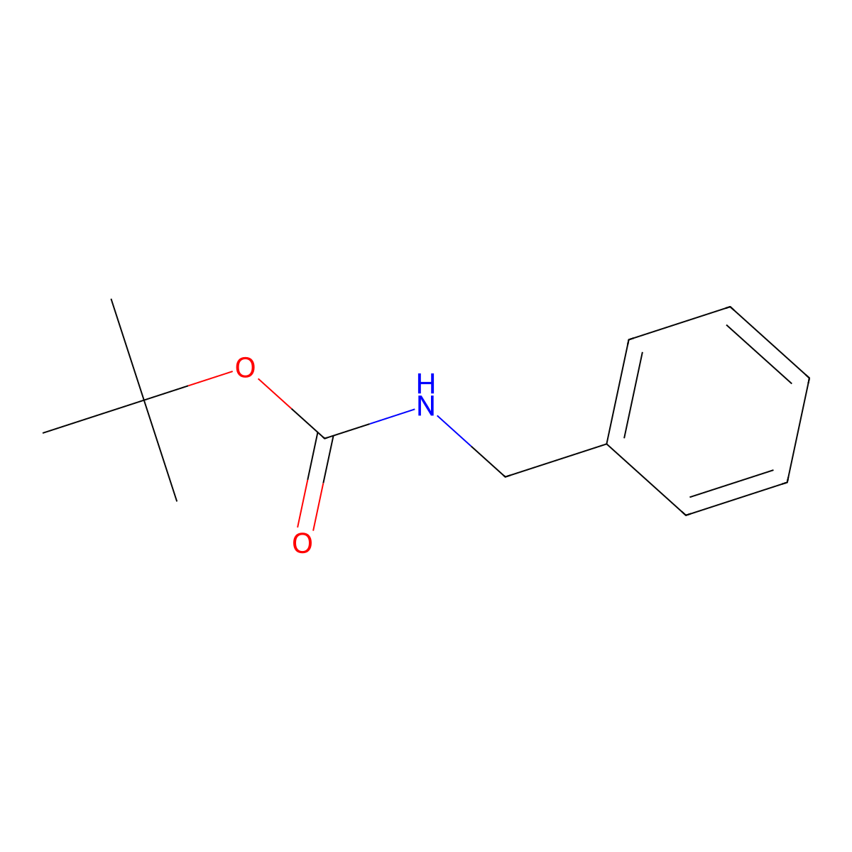tert-Butyl Benzylcarbamate molecular structure, CAS 42116-44-9